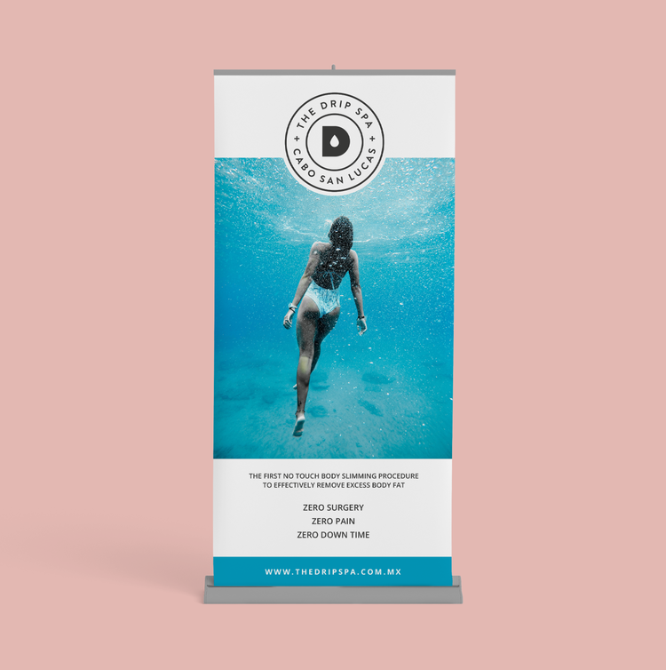 The Drip Spa: Brand Identity + Web Design + Print Materials