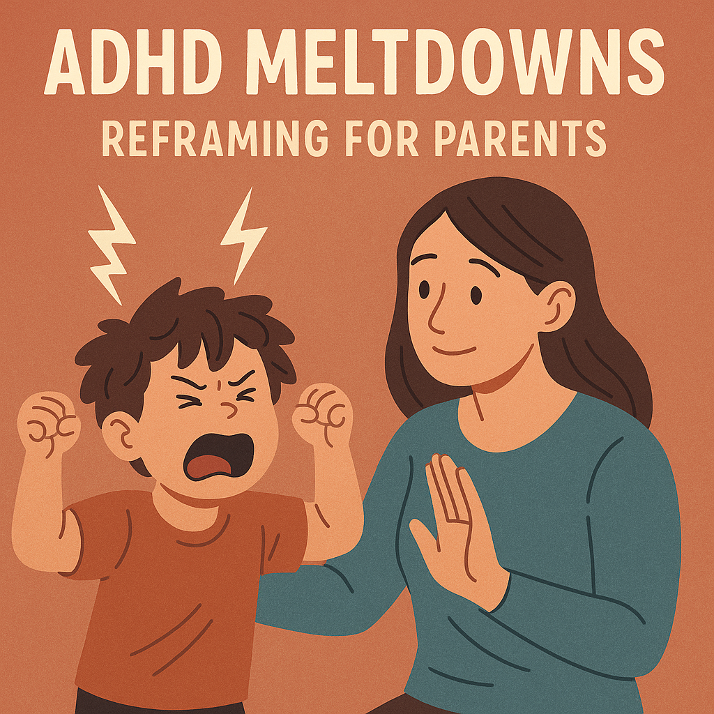 ADHD meltdowns: reframing for parents