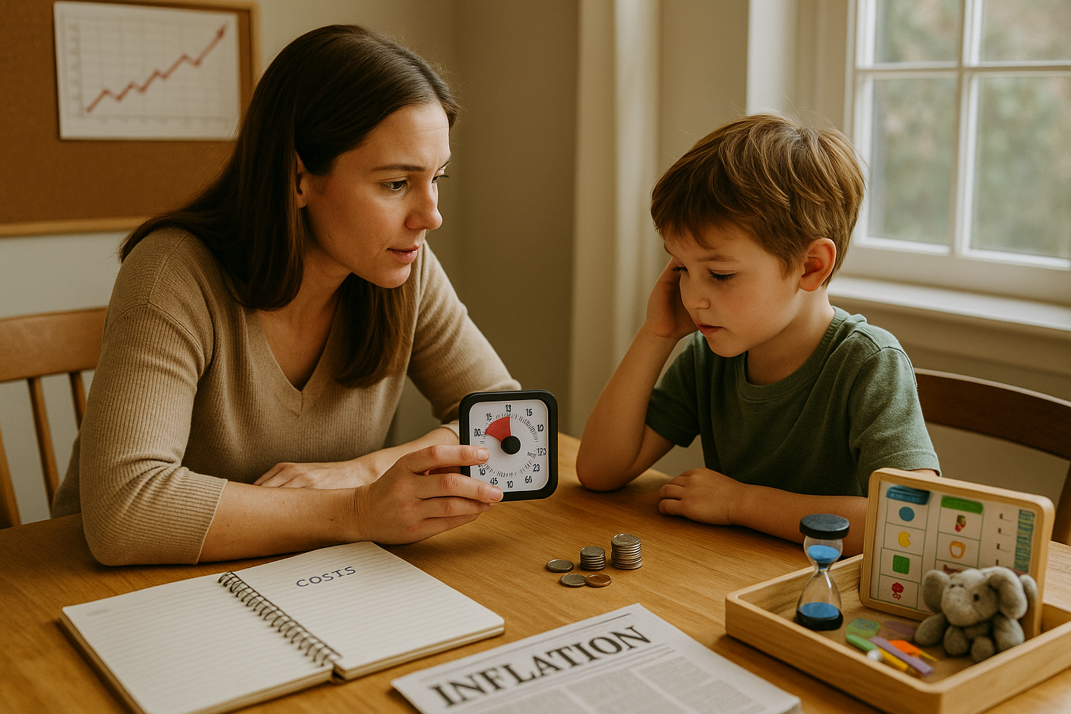 ADHD parenting in hyperinflation: regulation tools