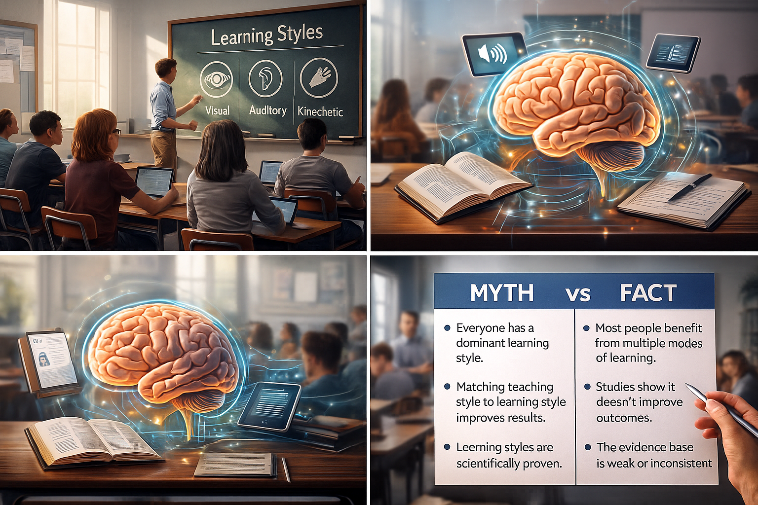 The Myth of Learning Styles: What the Research Actually Says