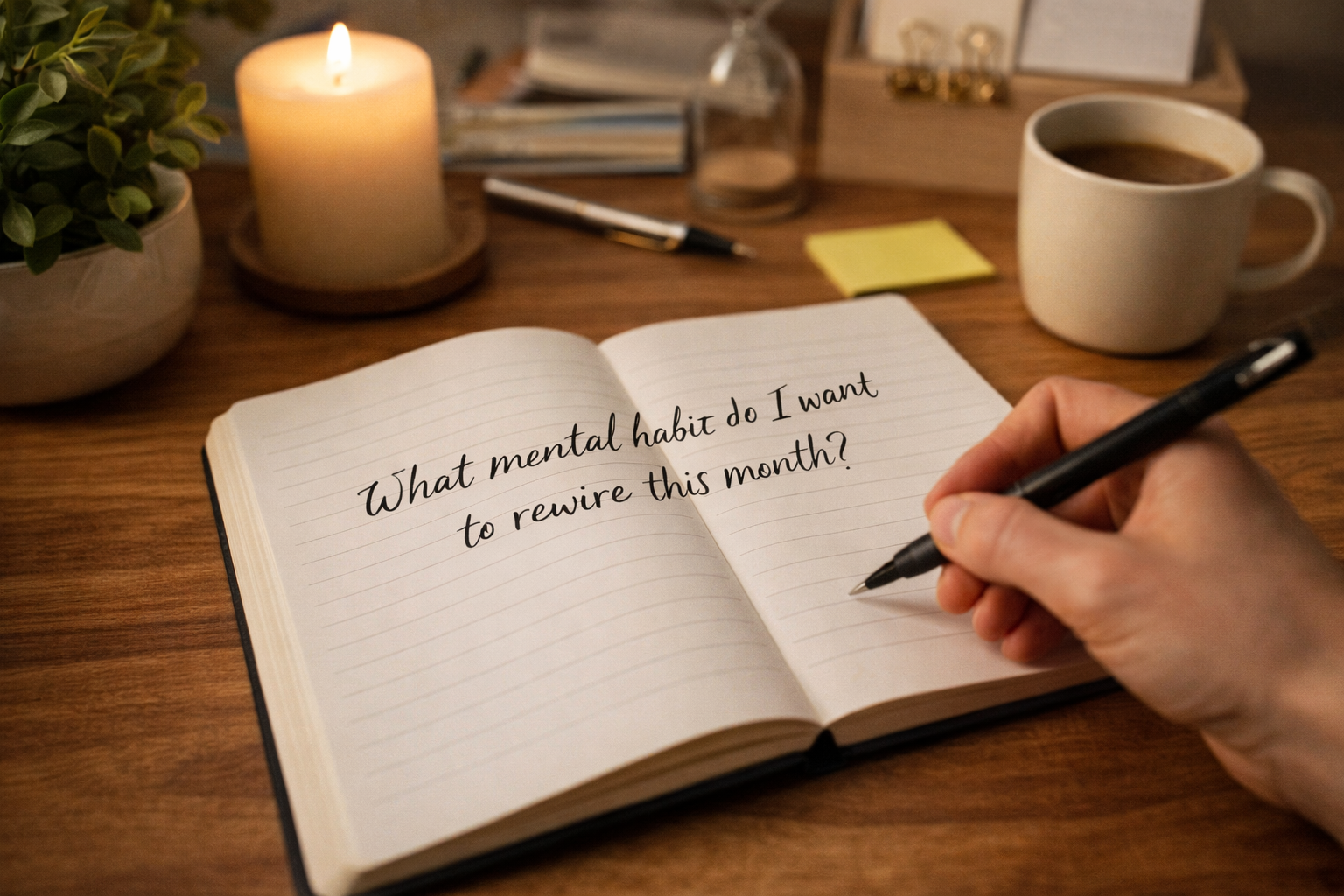 What mental habit do I want to rewire this month?