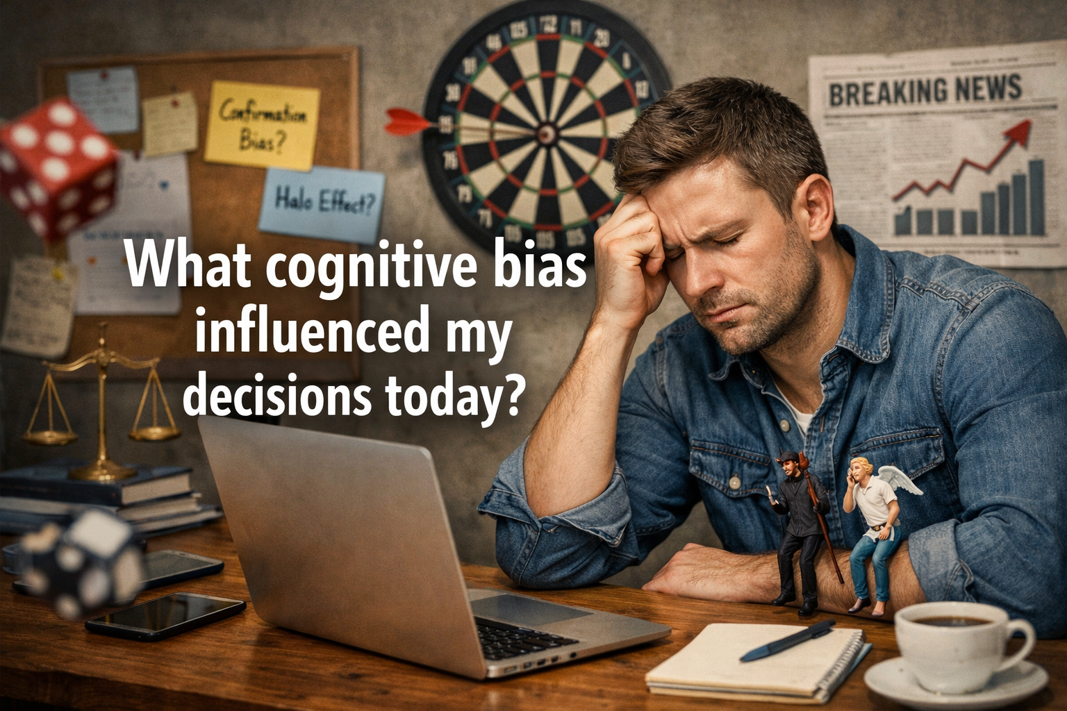 What cognitive bias influenced my decisions today?