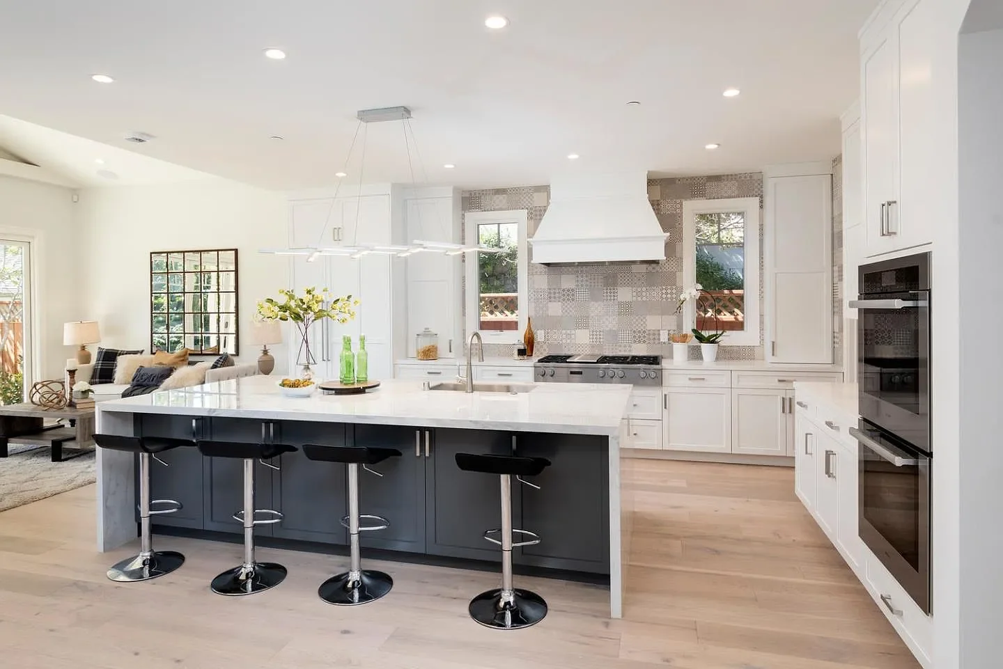 Open-concept kitchen connecting seamlessly to the living areas.