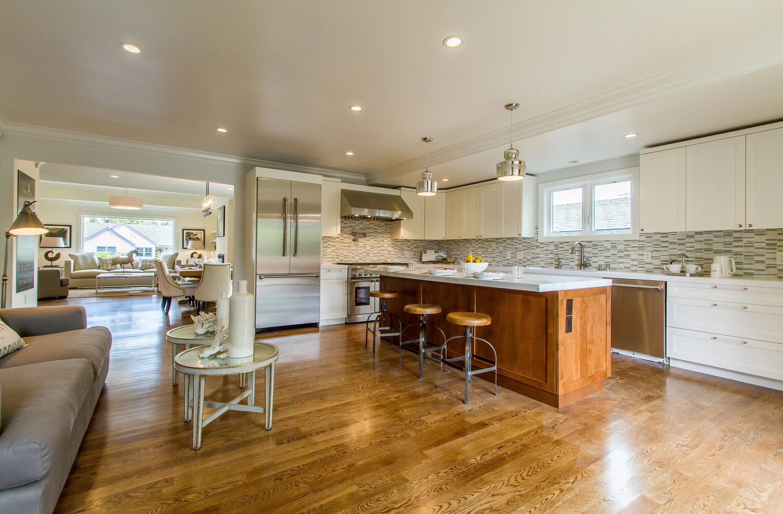 Open-concept kitchen connecting seamlessly to the living areas.