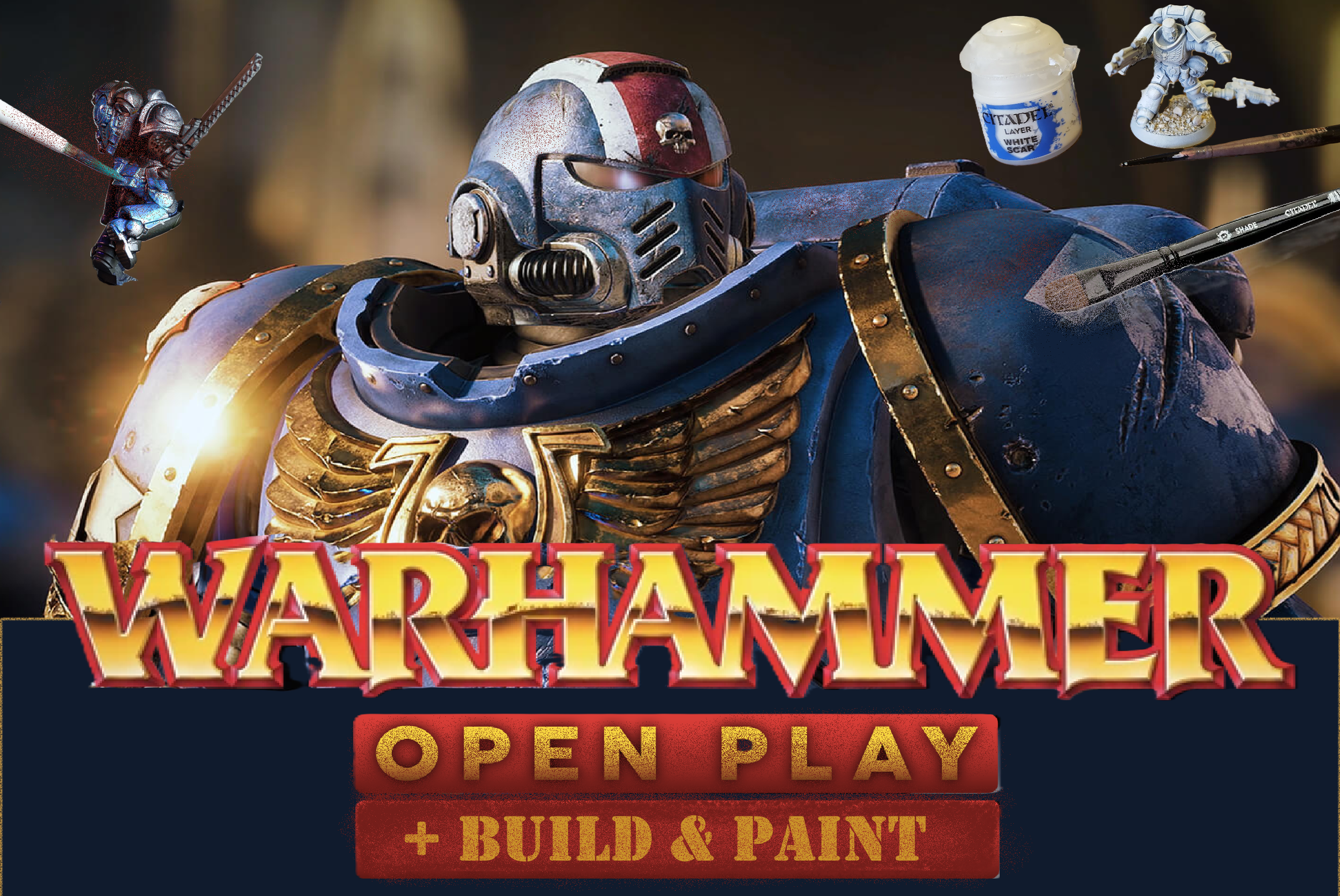 Warhammer Open Play &amp; Miniature Build and Paint Night!