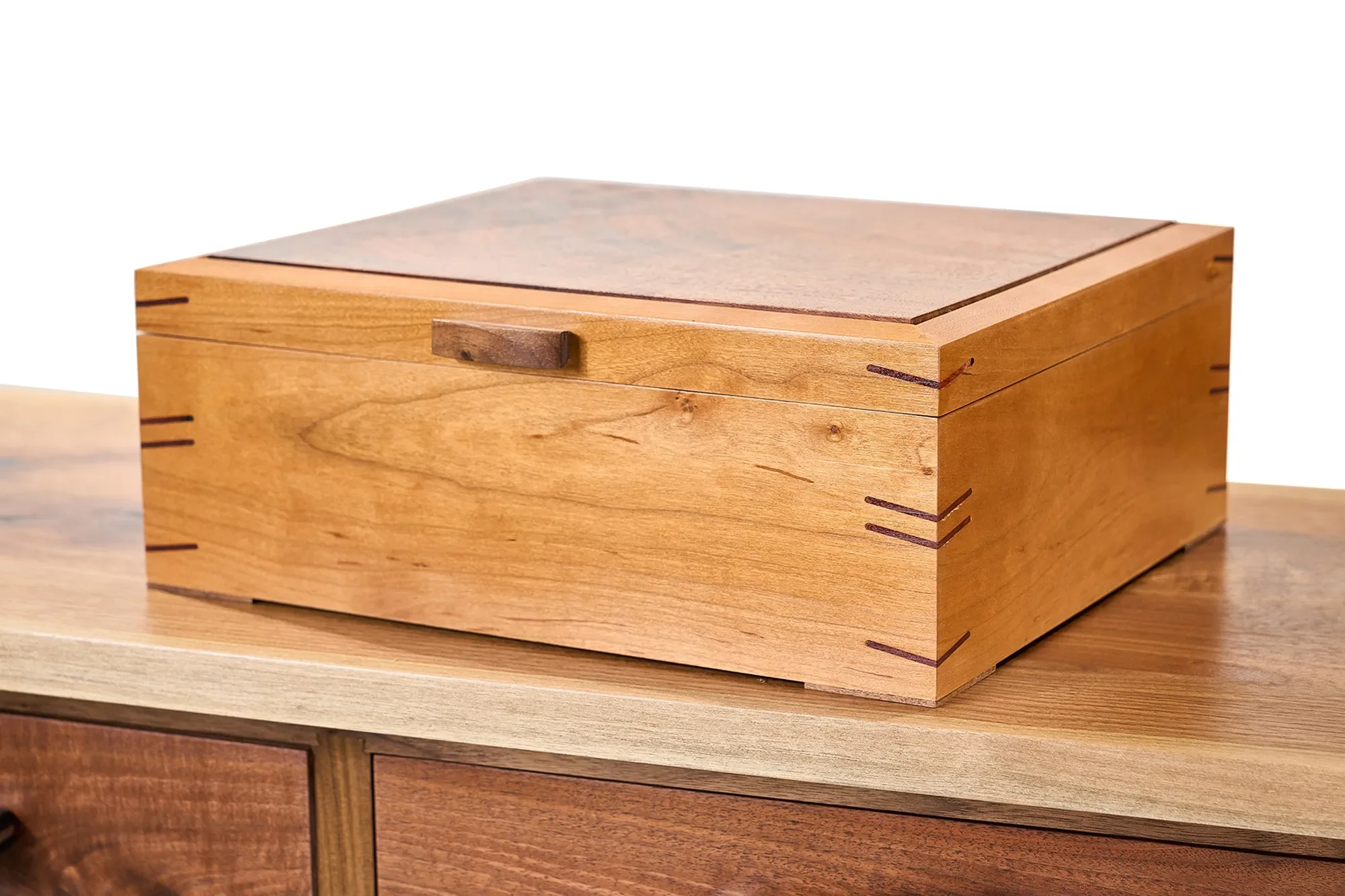 Flinthill Furniture Cherry- Walnut Tea Box2146.webp