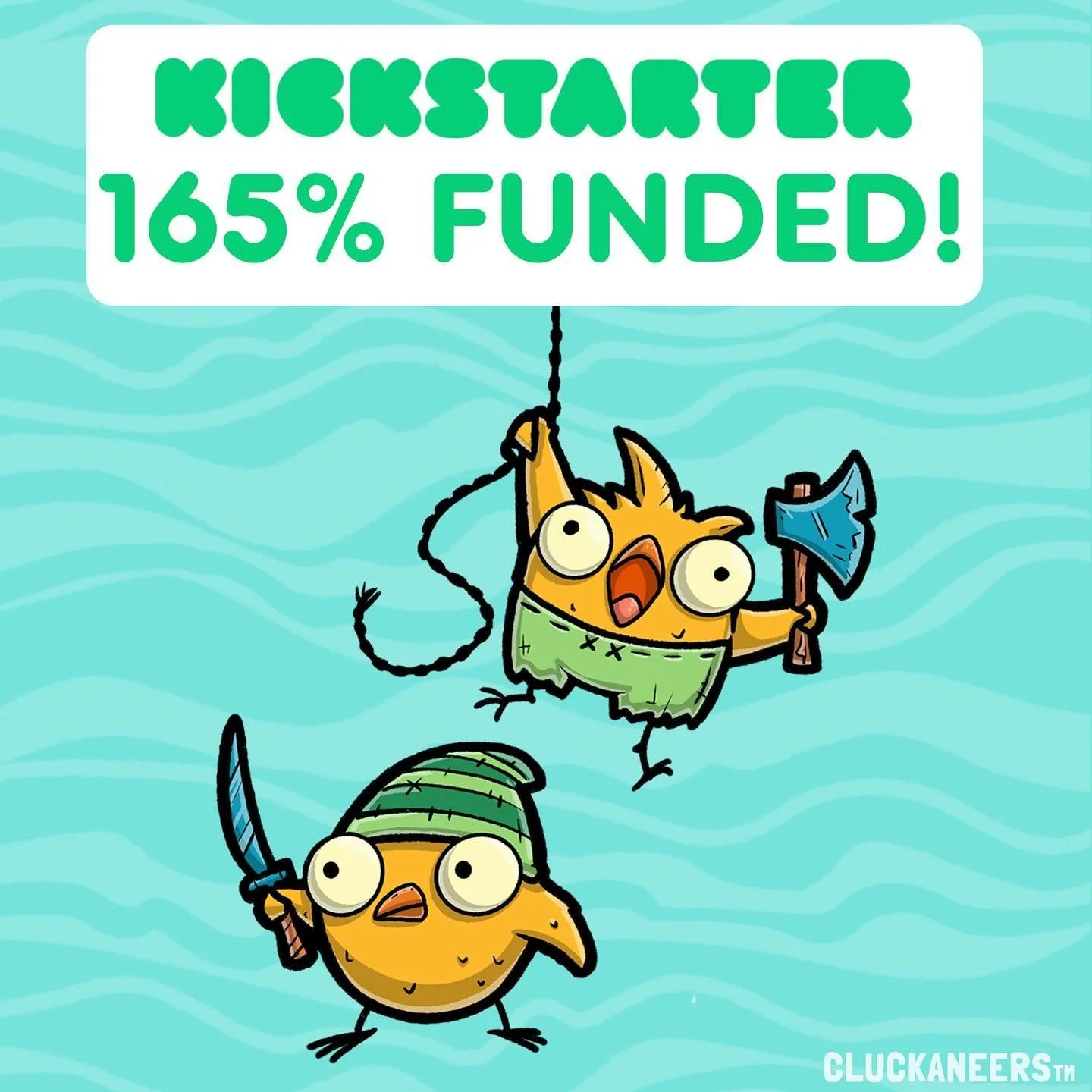 Cluckaneers is 165% funded on Kickstarter! 😱🎉

We are continuously blown away by the support for this game and cannot thank you enough backers! ❤️

In just two weeks, we have reached ALL stretch goals in our campaign! And we&rsquo;re only halfway f