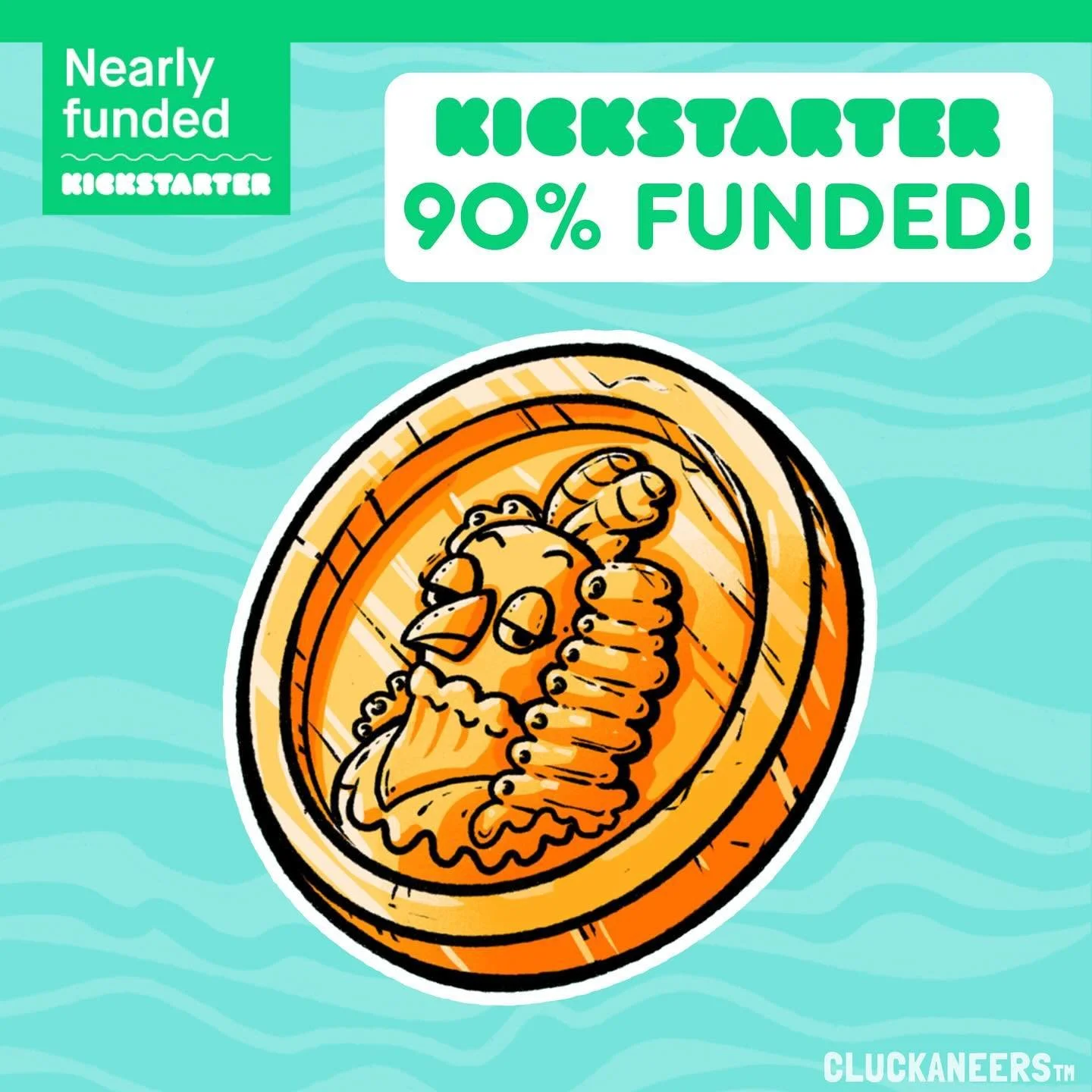 OVER 90% FUNDED! We are SO CLOSE to reaching our goal! 🤩🎉

Thank you again to everyone who has pledged so far, we truly appreciate your support in this game. ❤️

Gather your pirate chicken crew, collect treasures, and out-wit your friends in this f