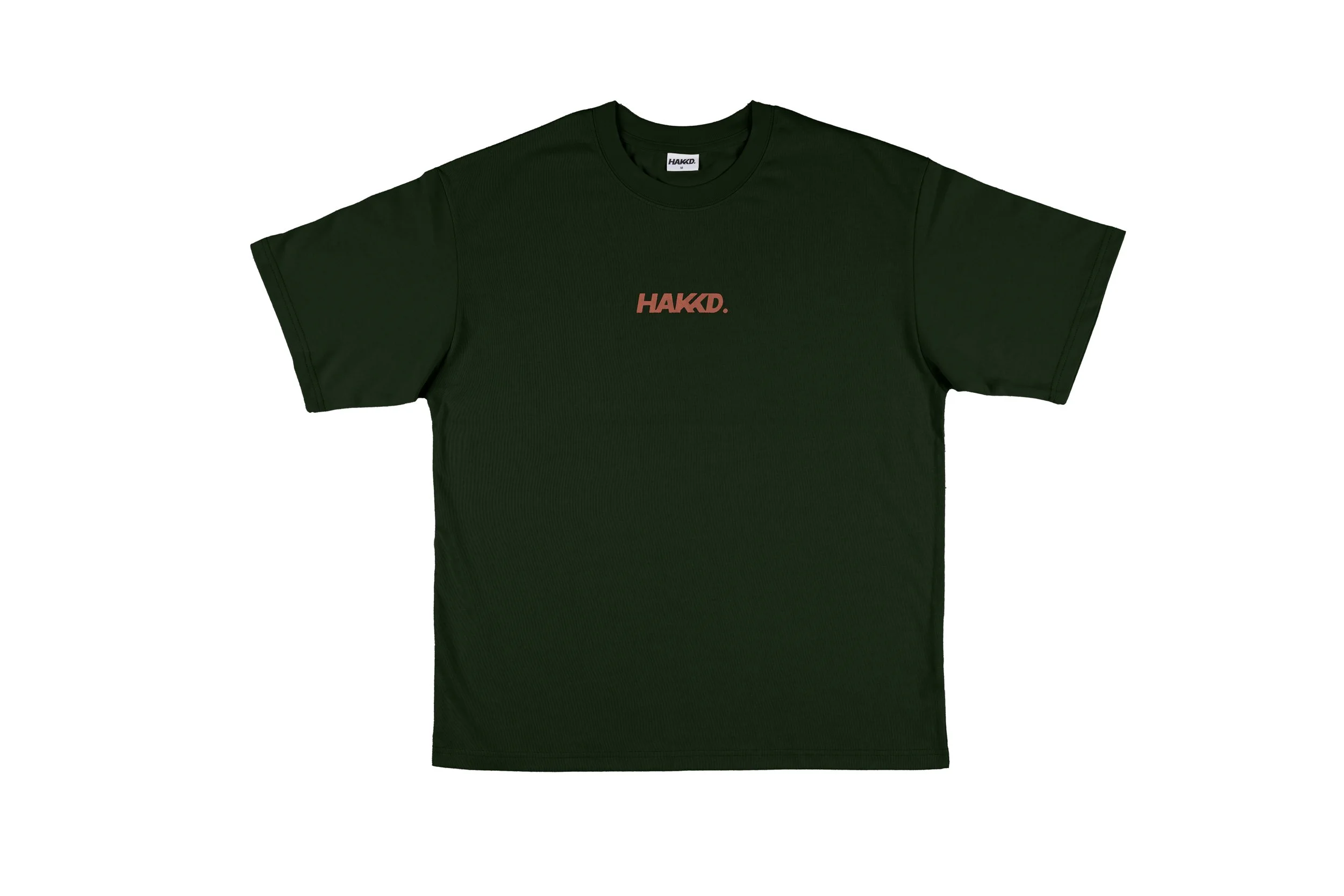 Casual Cotton Tee - Green & Orange