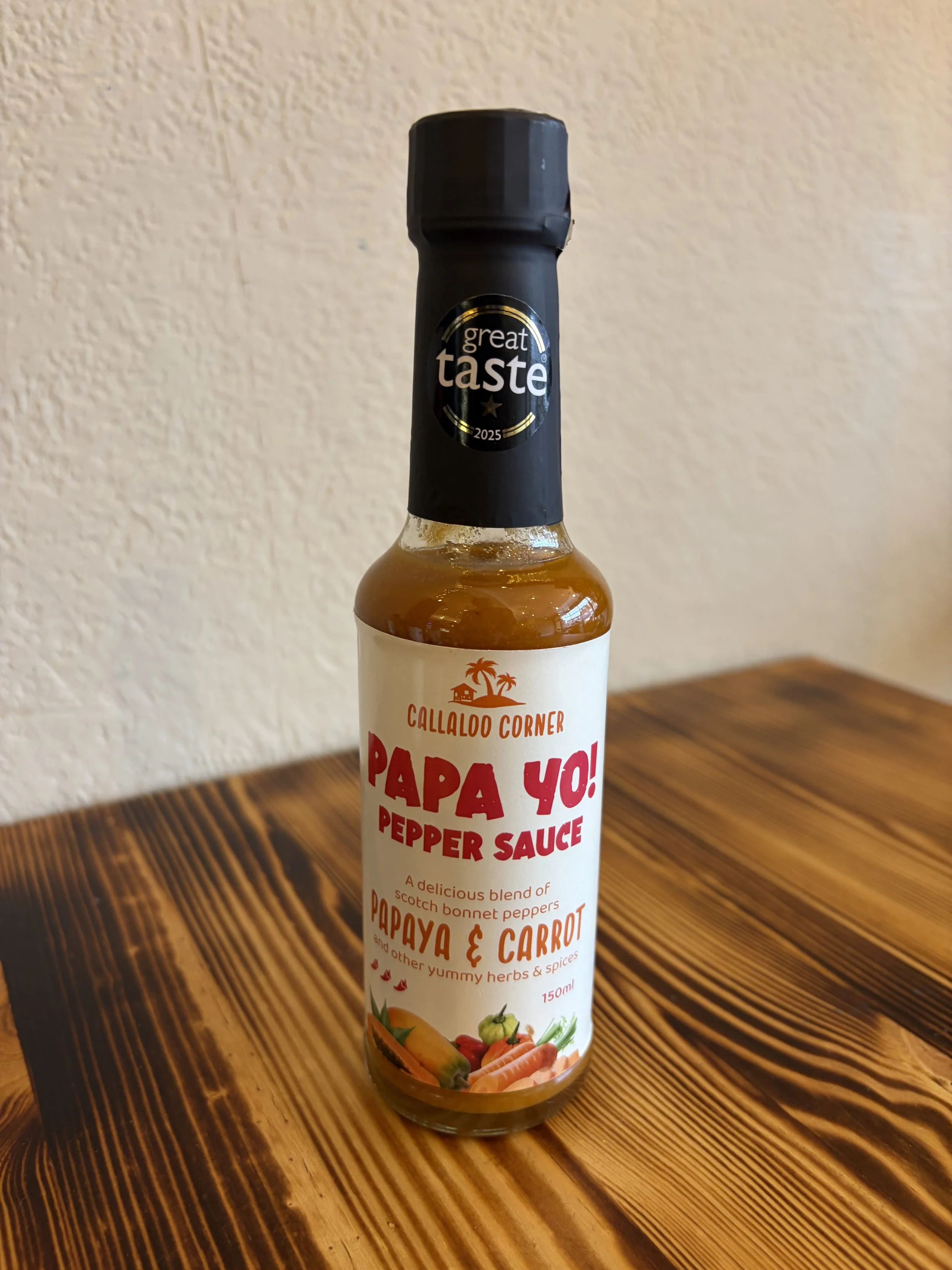 Callaloo Corner Papa Yo! Pepper Sauce
