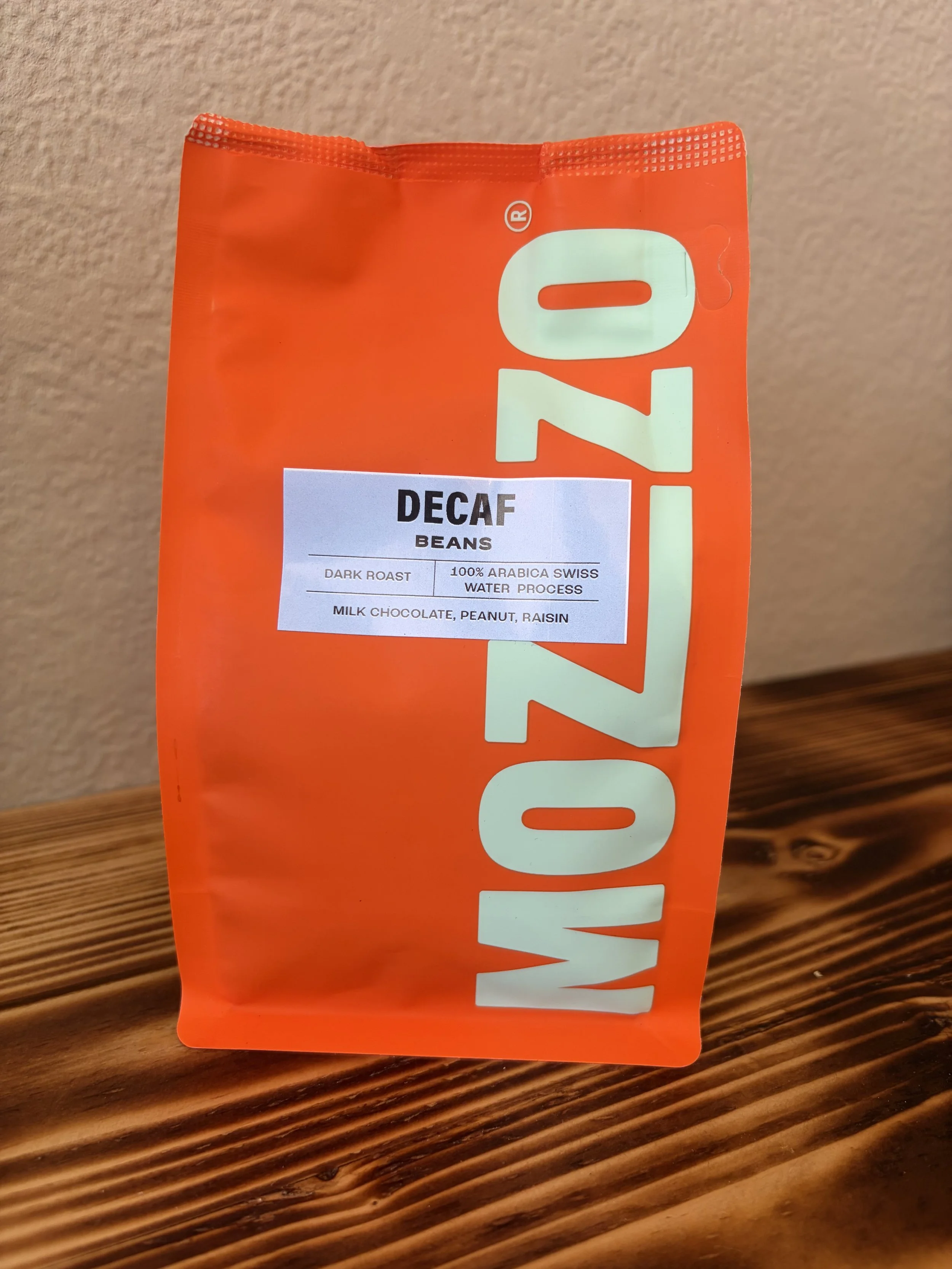 Mozzo Decaf Beans 250g