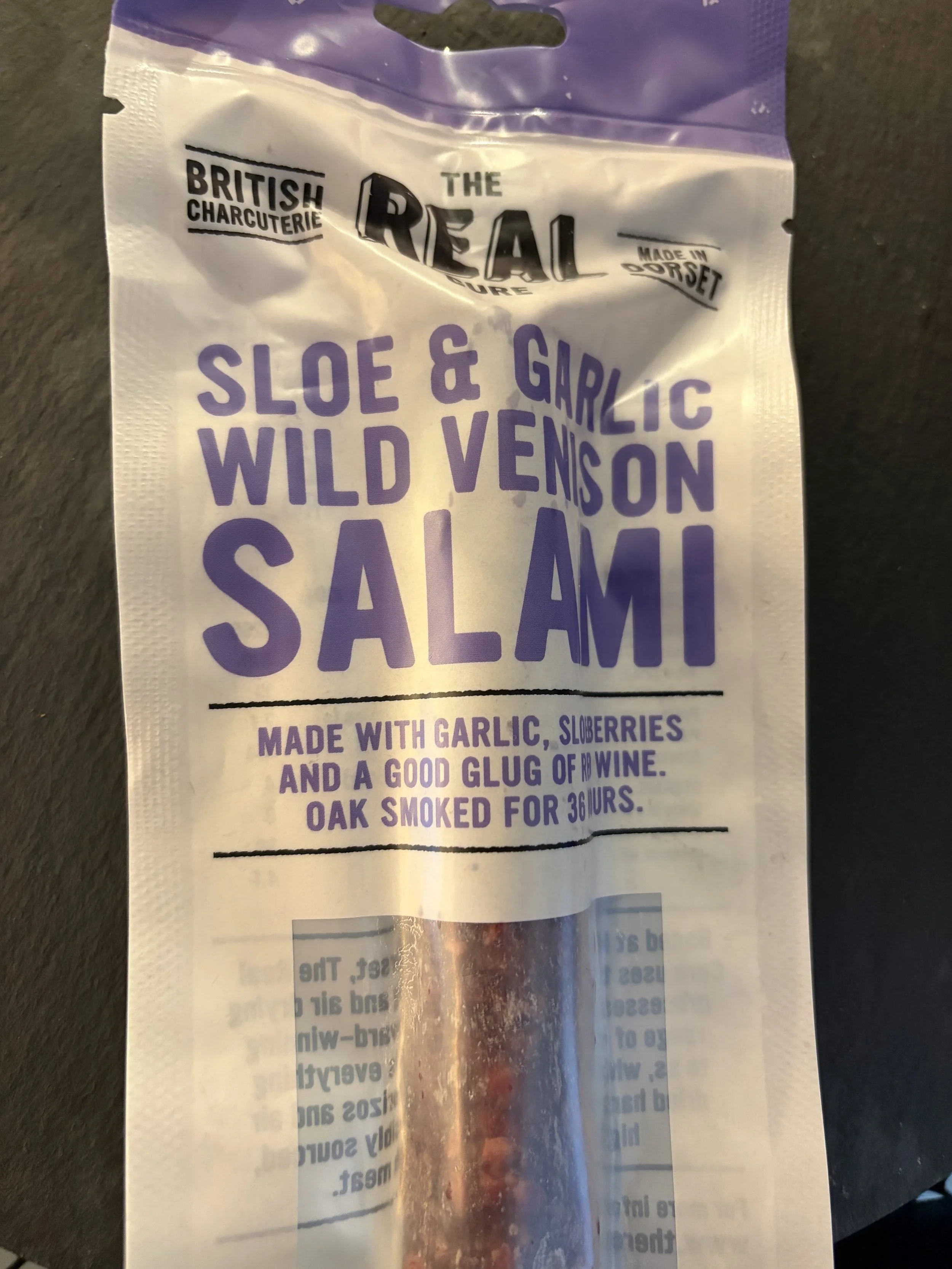 Sloe & Garlic Wild Venison Salami