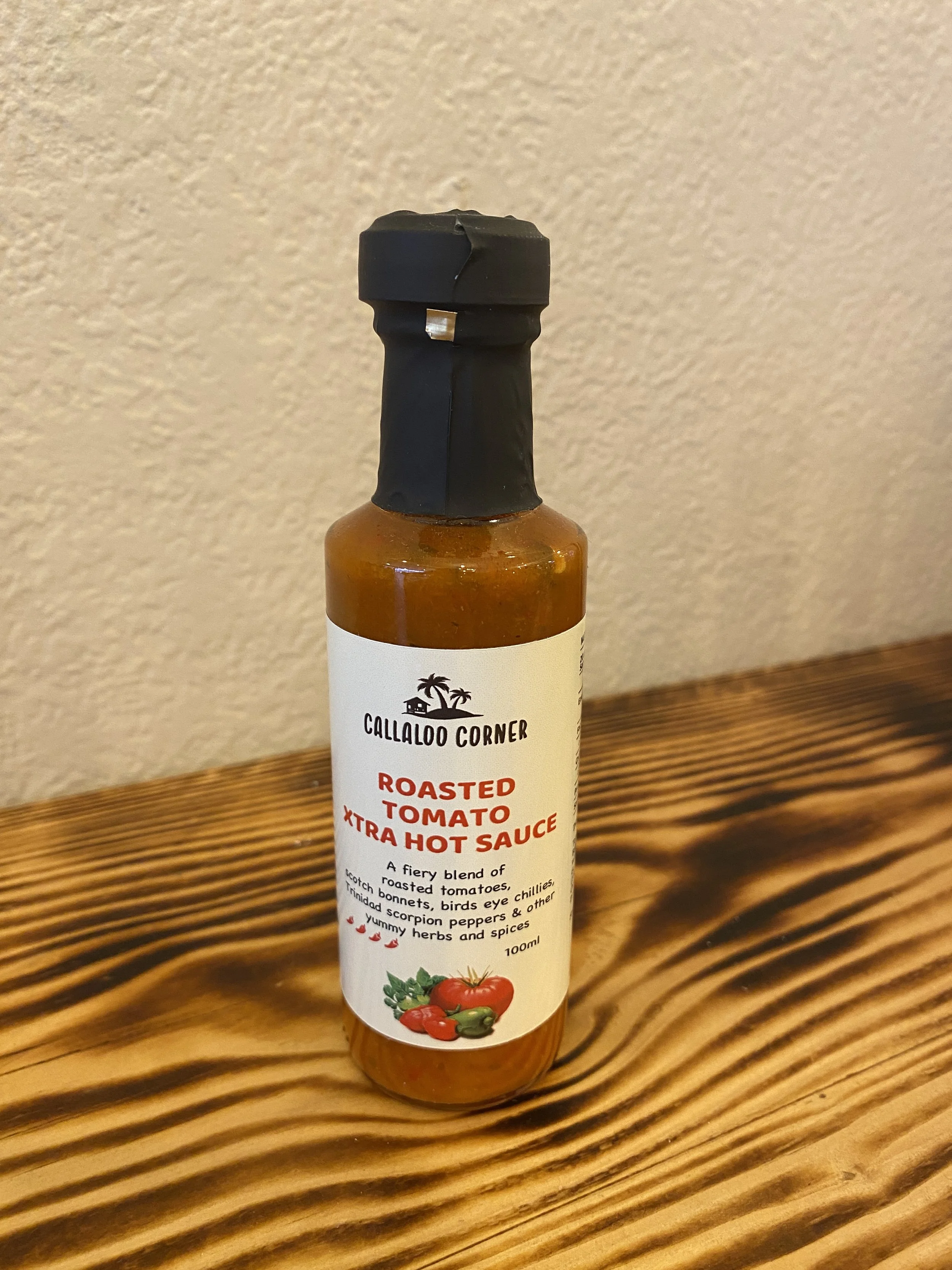 Callaloo Corner Roasted Tomato Extra Hot Sauce