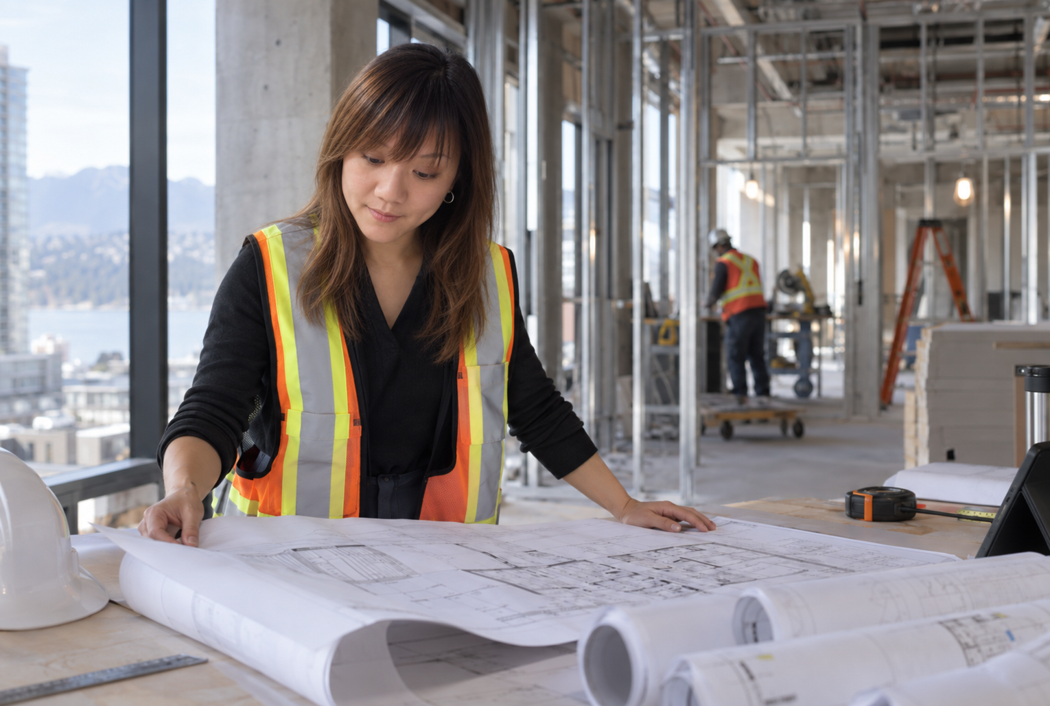 Tenant Improvement, construction, on site