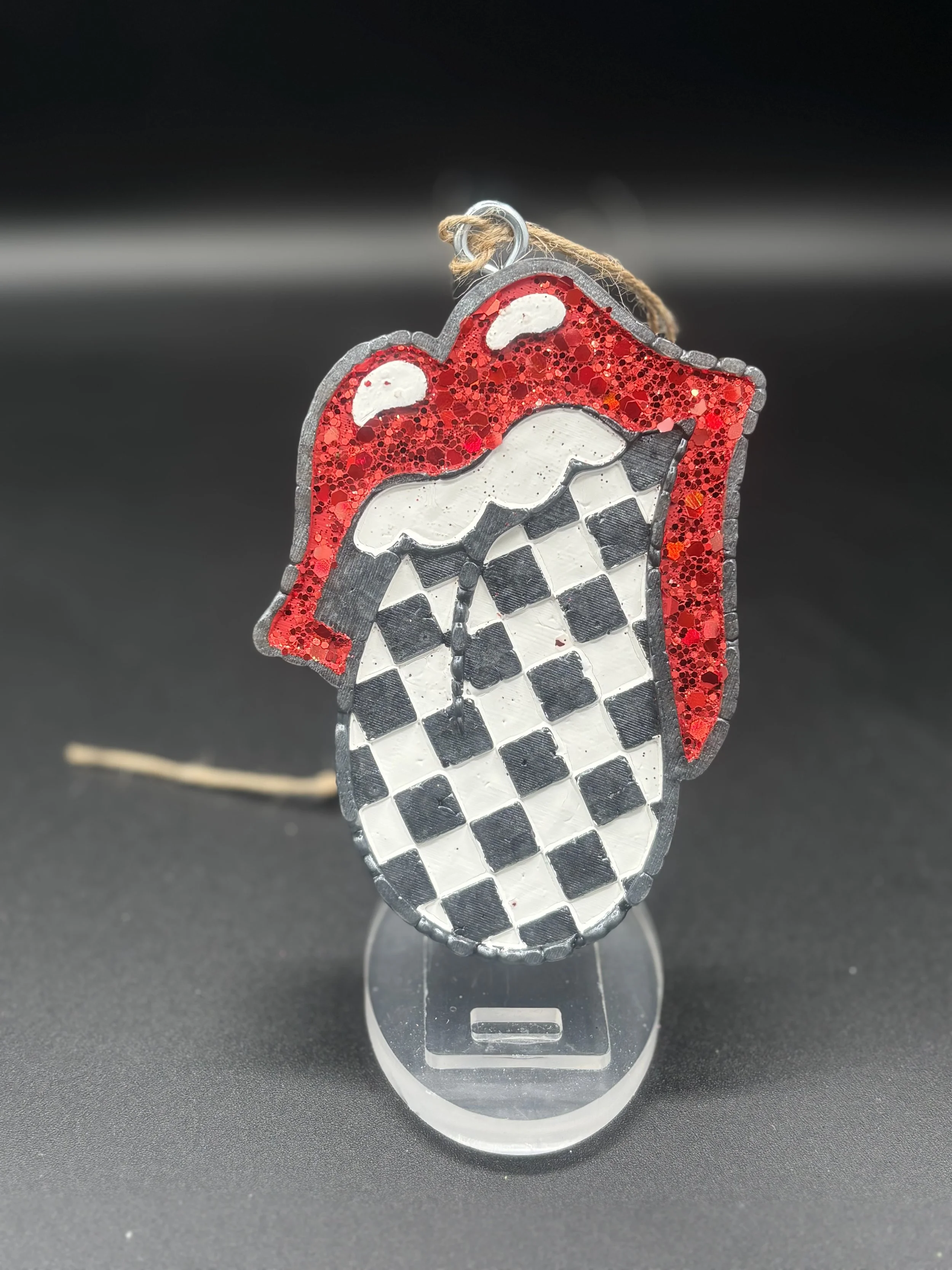 Red Checkered Tongue