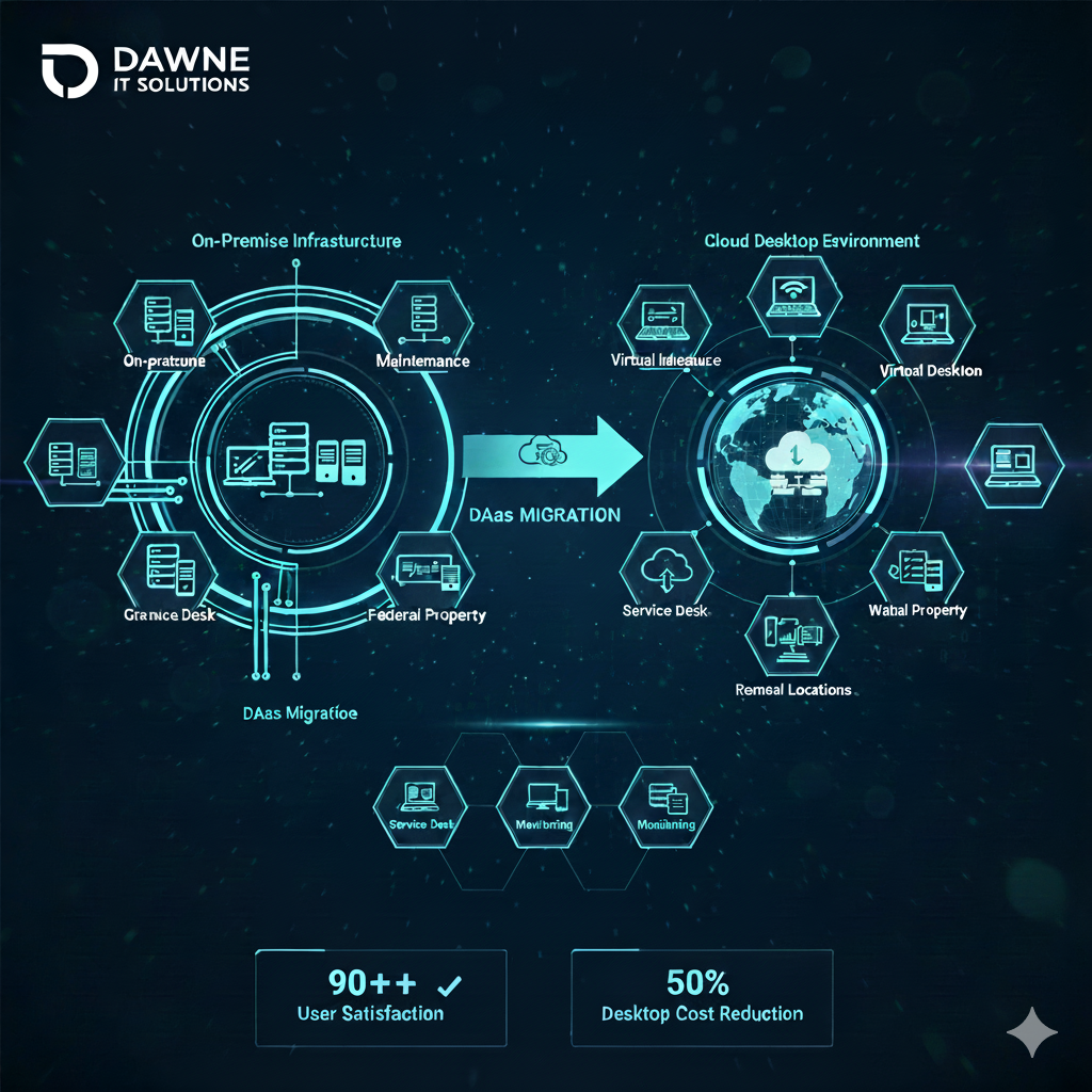 COMPREHENSIVE IT SUPPORT SERVICES & DESKTOP-AS-A-SERVICE MIGRATION
