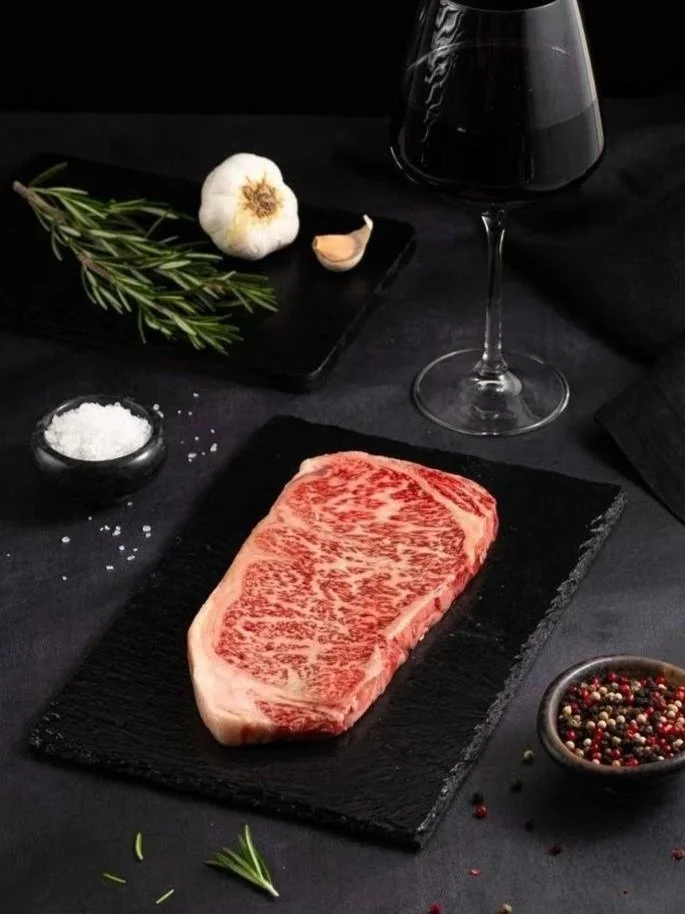 A5 wagyu strip loin steak for sale online Melbourne