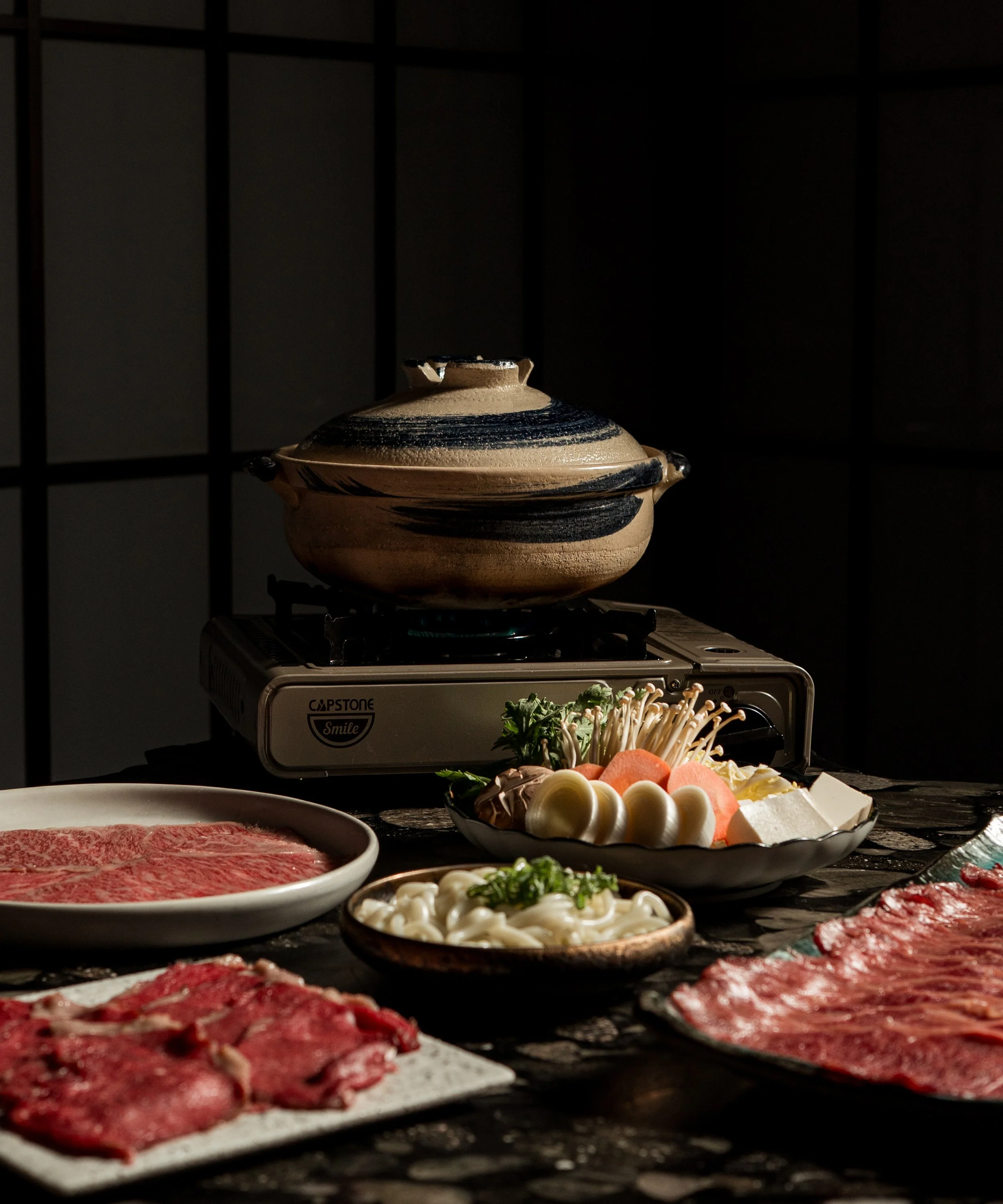 Highly marbled A5 Miyazaki wagyu served in Melbourne CBD Japanese restaurant