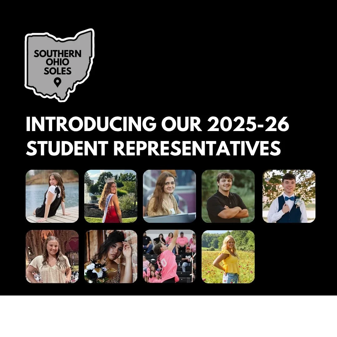 🌟🎓 We are proud to introduce our 2025&ndash;2026 Student Representatives for Southern Ohio Soles! 

These outstanding students embody leadership, compassion, and a commitment to serving their communities. 👟🌟