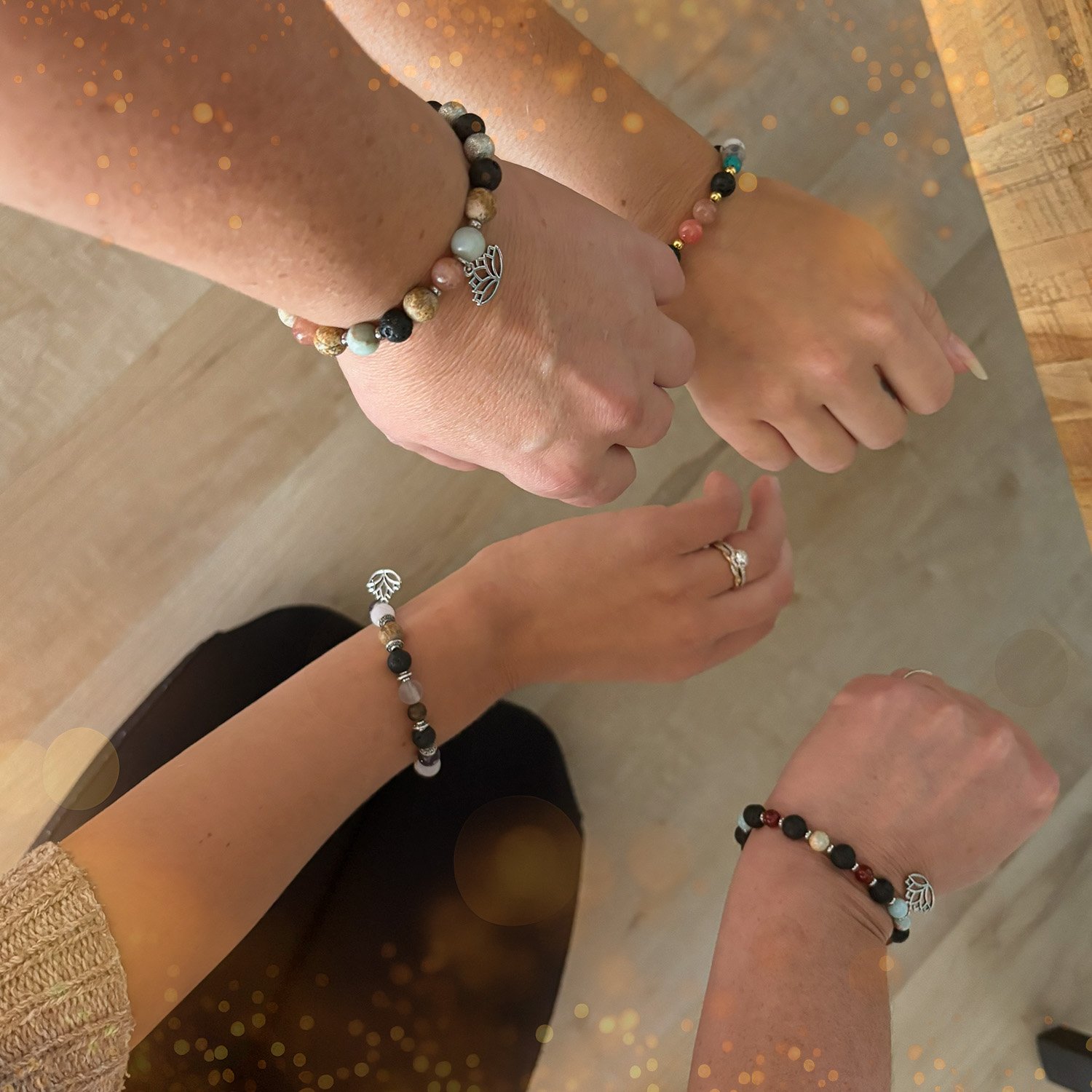 bijou sur mesure créé pendant un atelier et une retraite