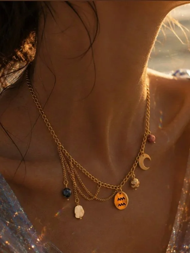 Collier - Archétype du verseau