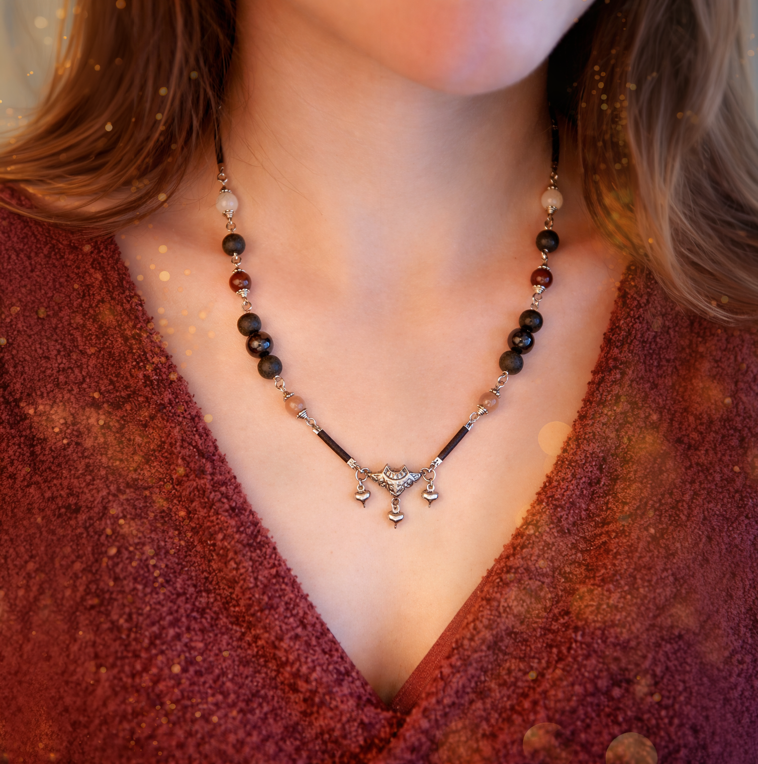 collier energetique créé sur mesure
