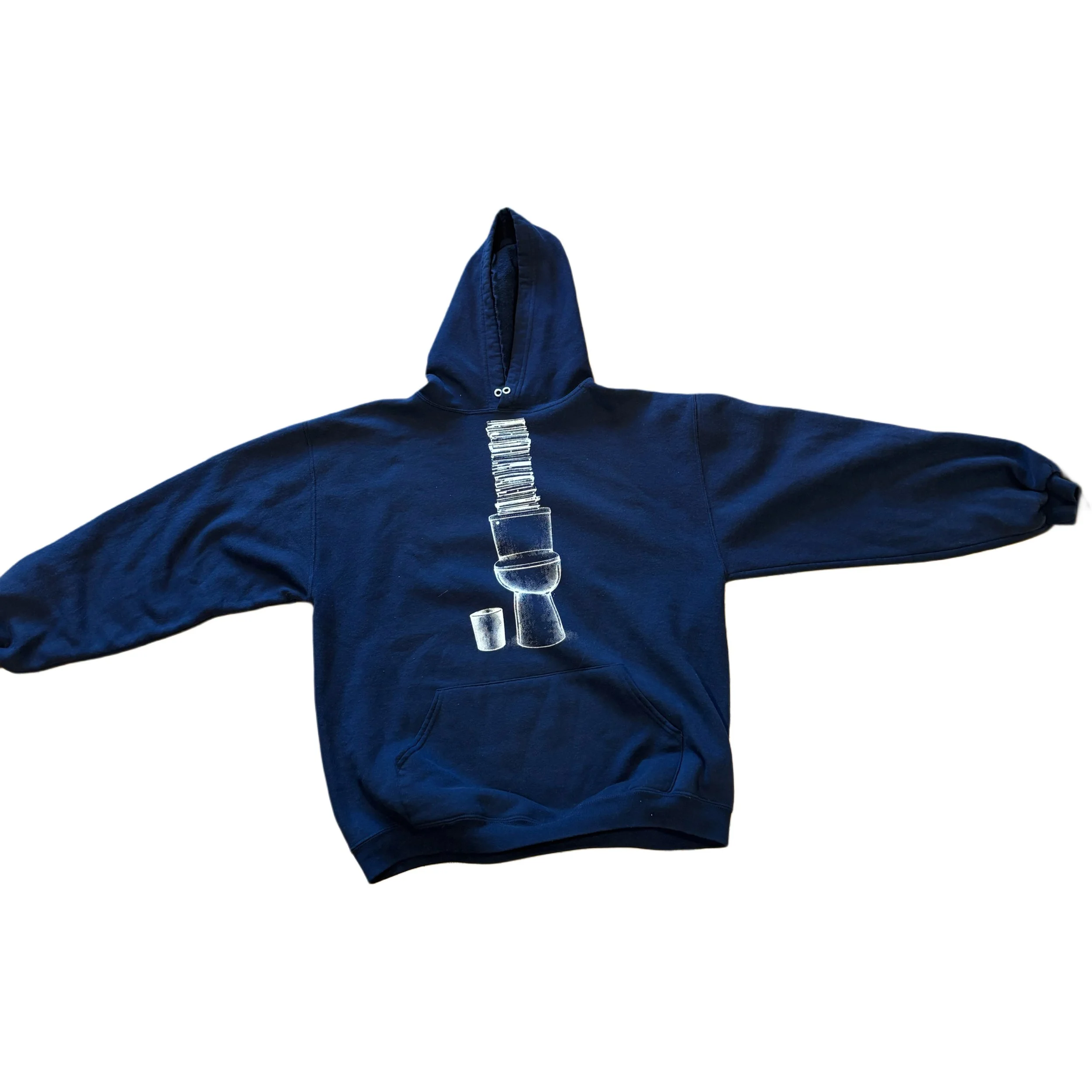 Toilet hoodie (navy blue)
