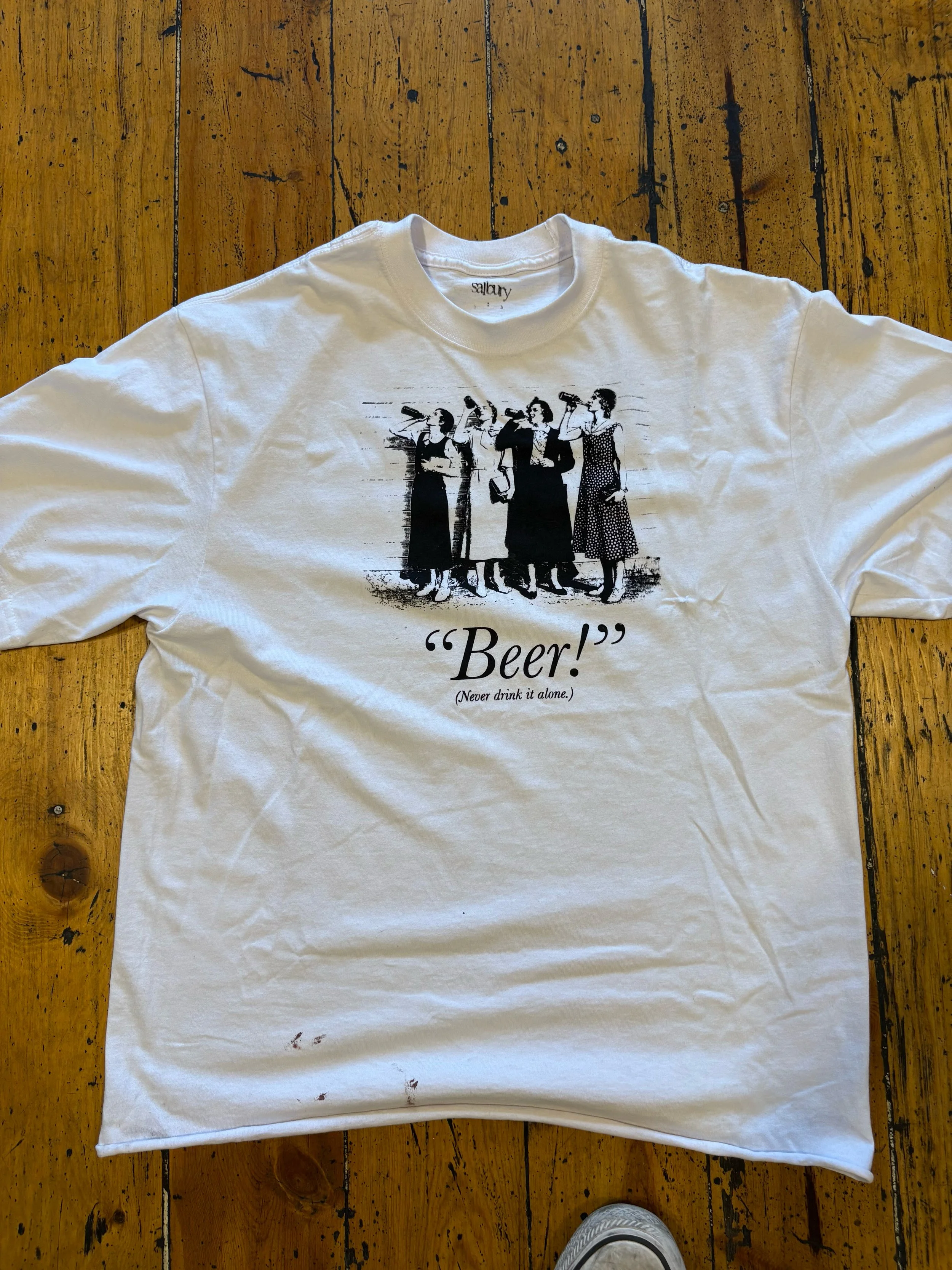 "beer!" tee