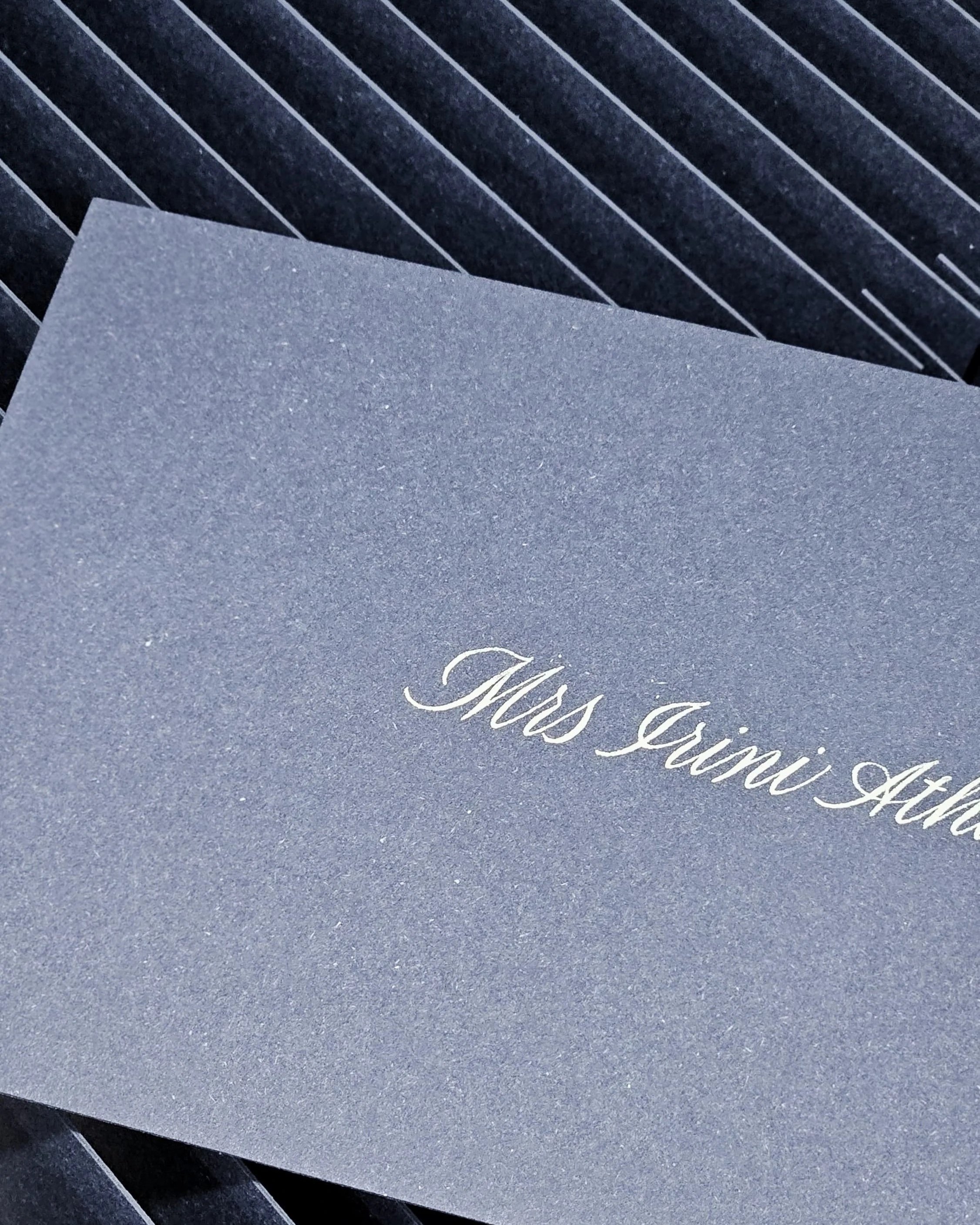 Invitation Card Calligraphy