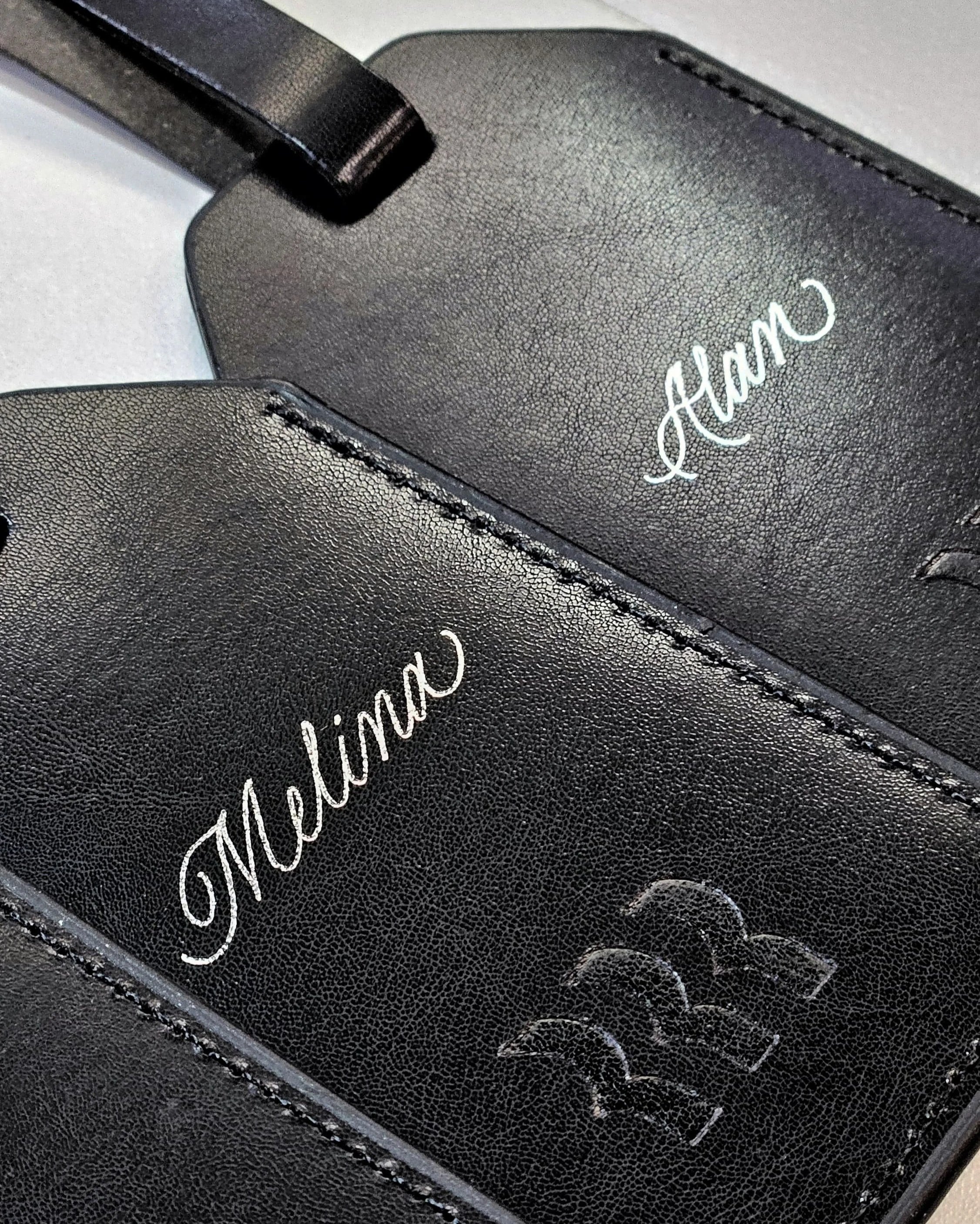 Hot Foiling on Luggage Tags