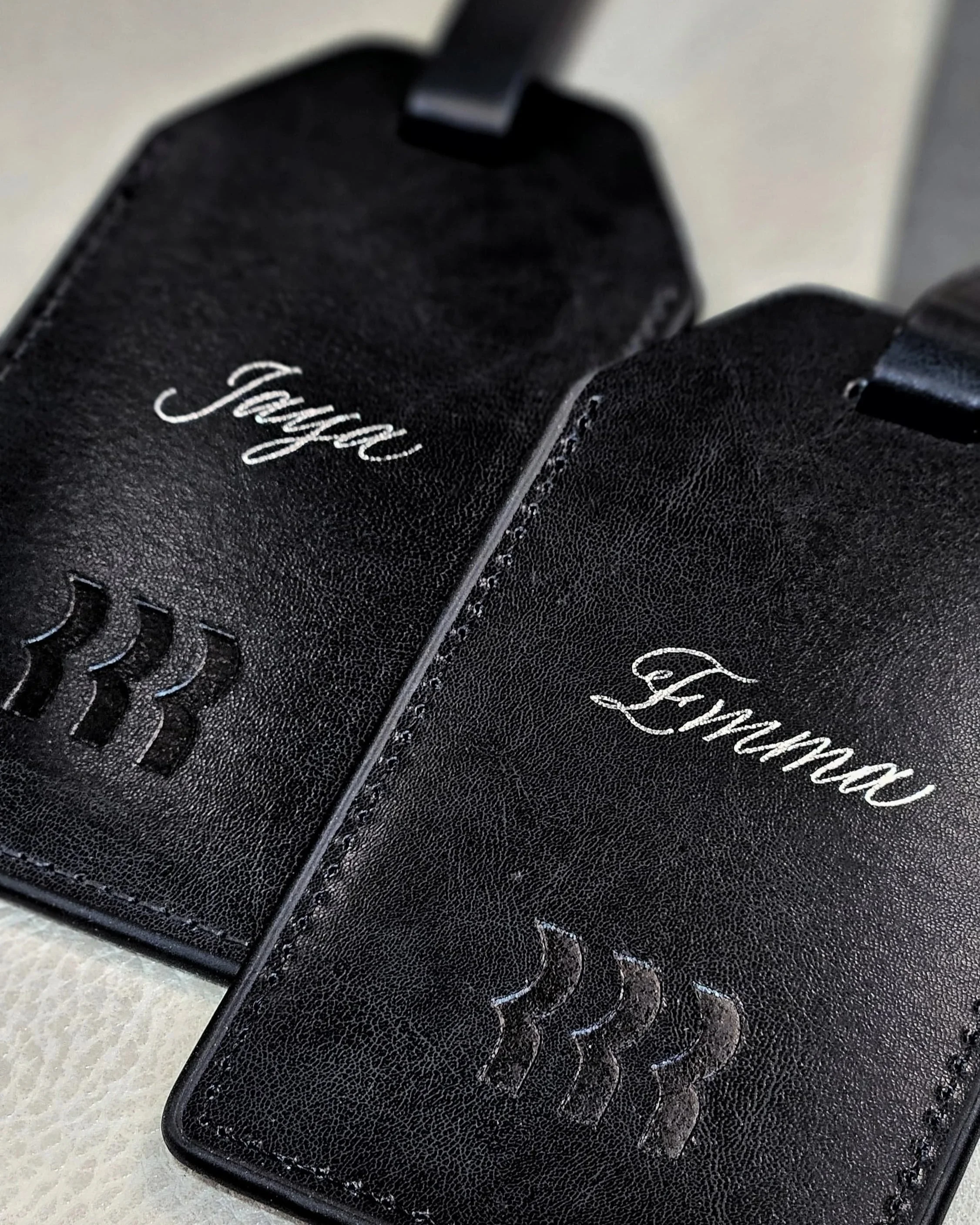 Monogramming on Luggage Tags