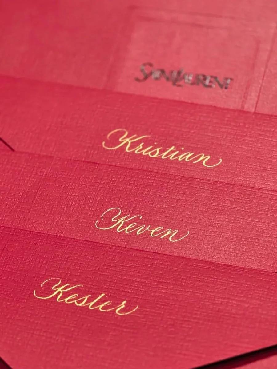 Bespoke Calligraphy for YSL Lunar New Year Activation