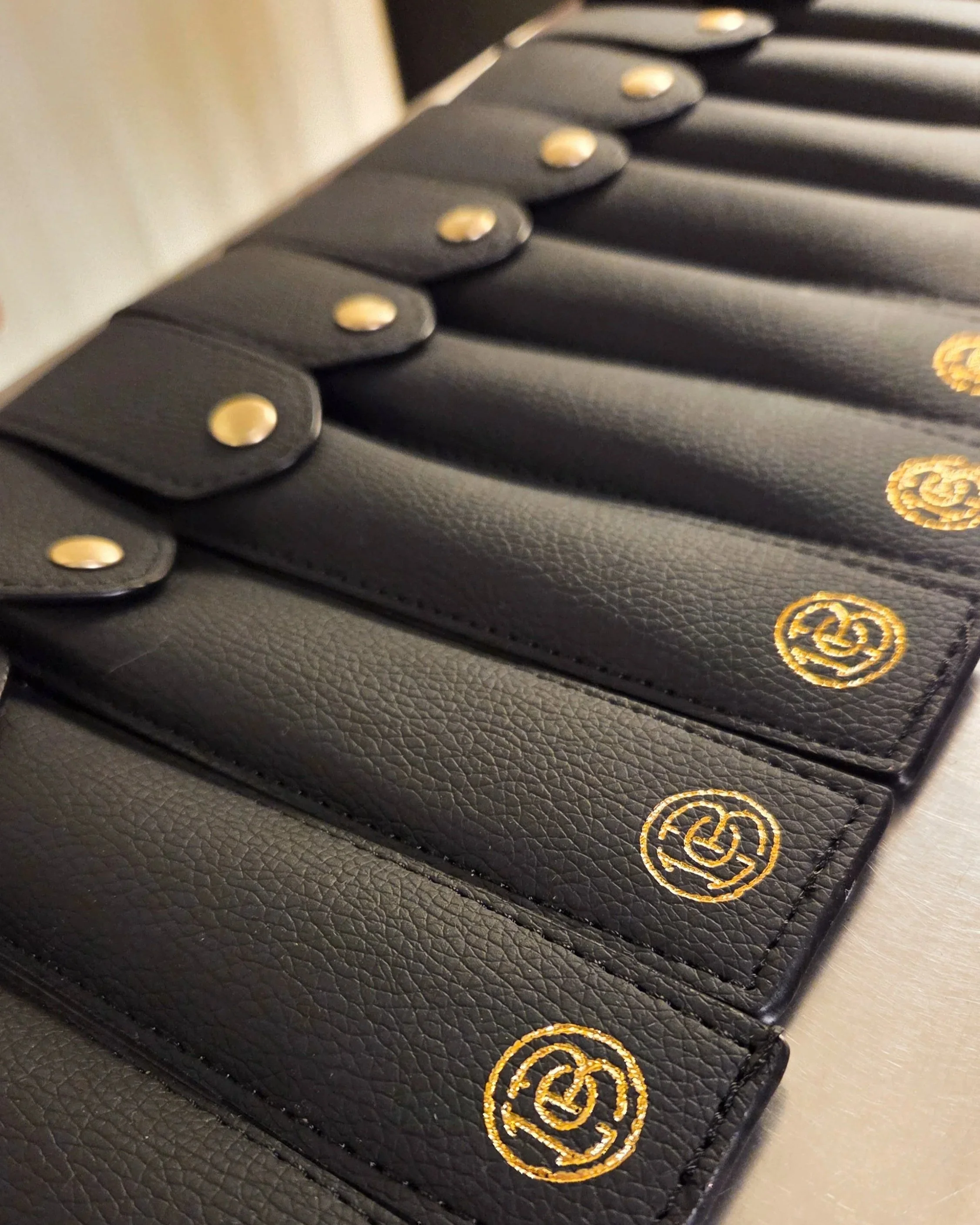 Logo hot foiling for La Bottega Collective