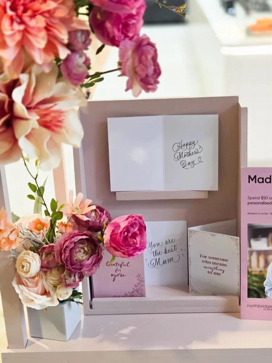 Mother's Day Bespoke Calligraphy for Northbridge Plaza