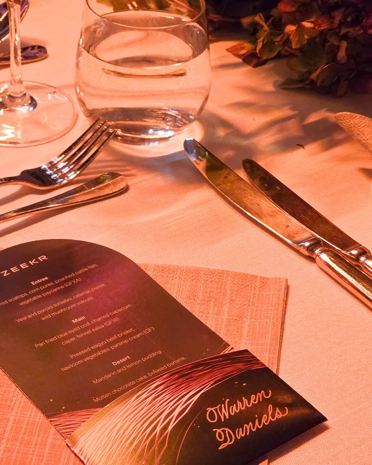 Live Calligraphy for ZEEKR at a private event