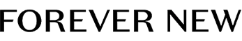 Text reading 'Forever New' in a stylized font.