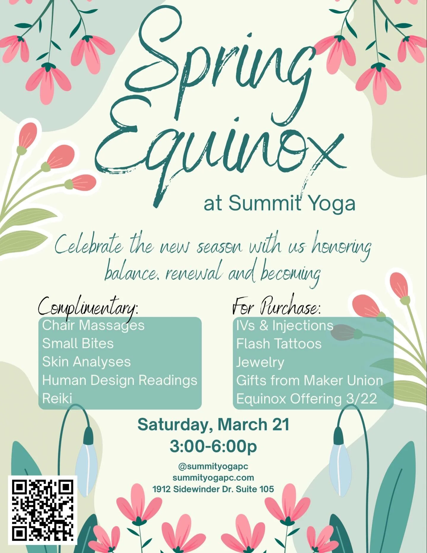 The energy is shifting and we are SO here for it 🧚🦋🍄&zwj;🟫💫

Join us on March 21 to celebrate the spring equinox with some of the best