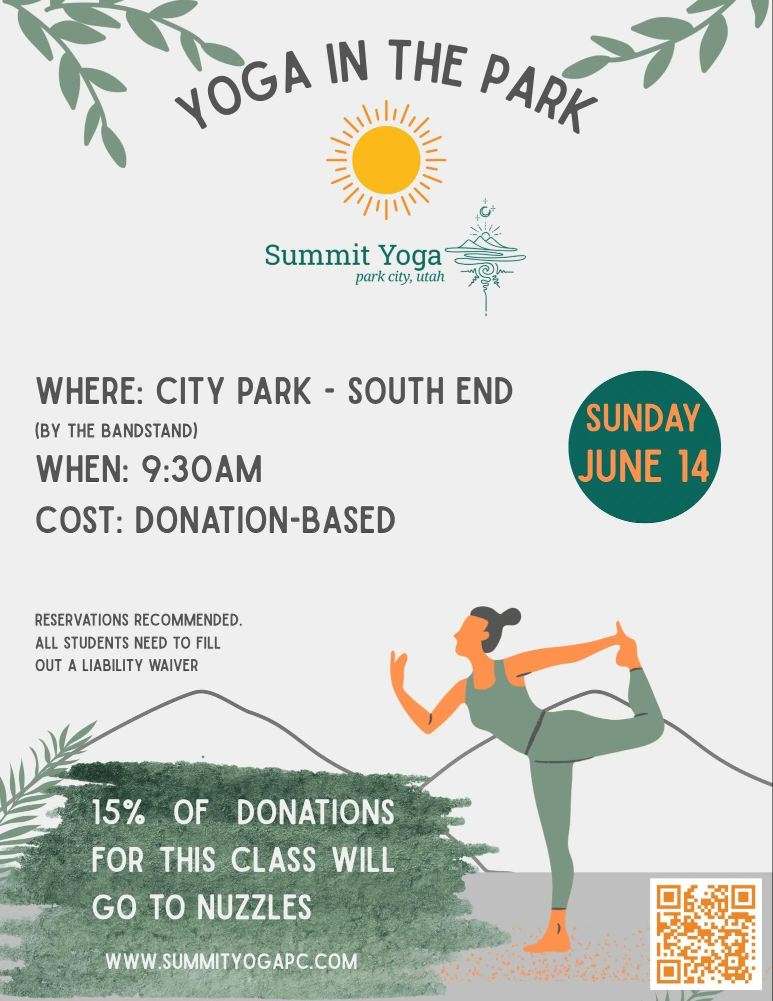We&rsquo;re back in City Park on Sunday for some yoga! Donations for this class will go to @nuzzlesandco 🐶 I can&rsquo;t make any promises buuuuut there may or may not be some adoptable pups there 👀 reservations recommended! Website link is in our 