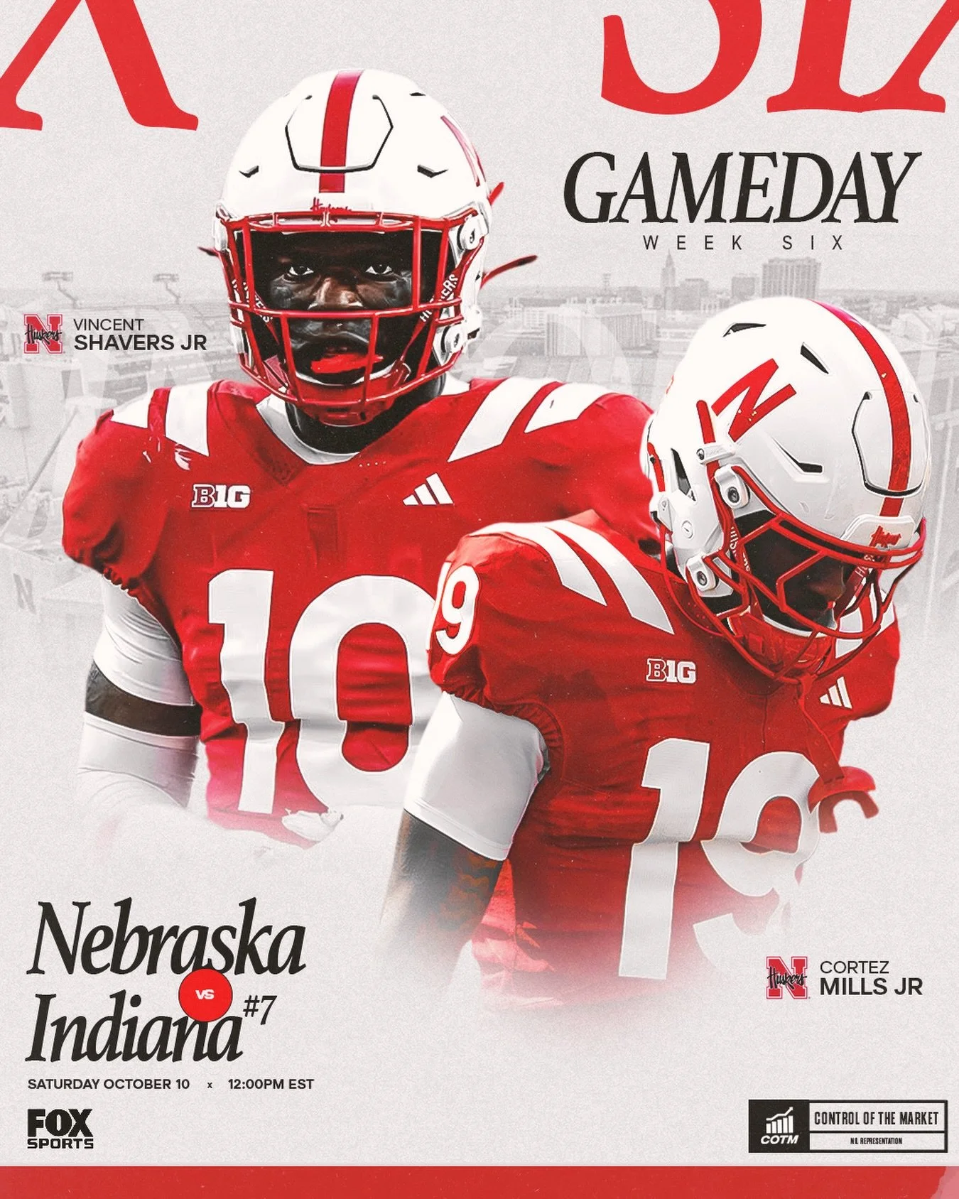 Catch our guys @_hbk.vince_ &amp; @cortezmjr_ this afternoon on FOX Sports! 🏈 🔴📈 #GBR

#cotm305