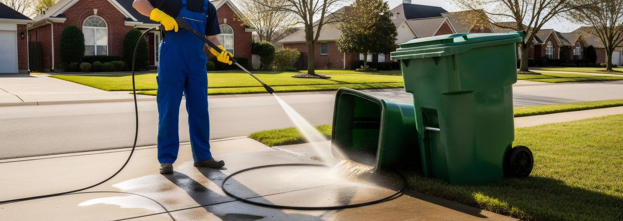 Trash Can Cleaning & Sanitizing
