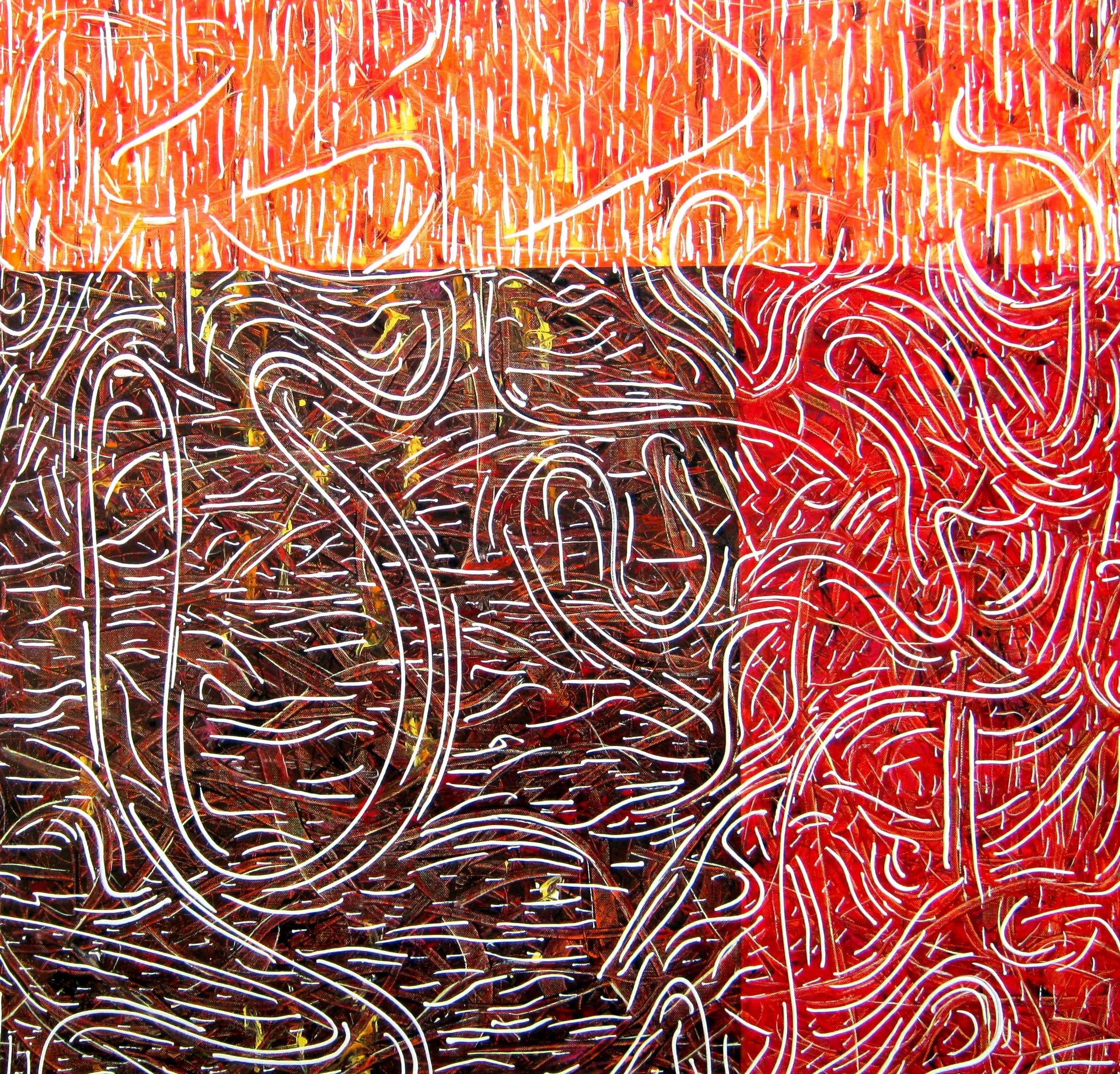 Orange Rising by Vincent Keele
48x48 Acrylic on Canvas