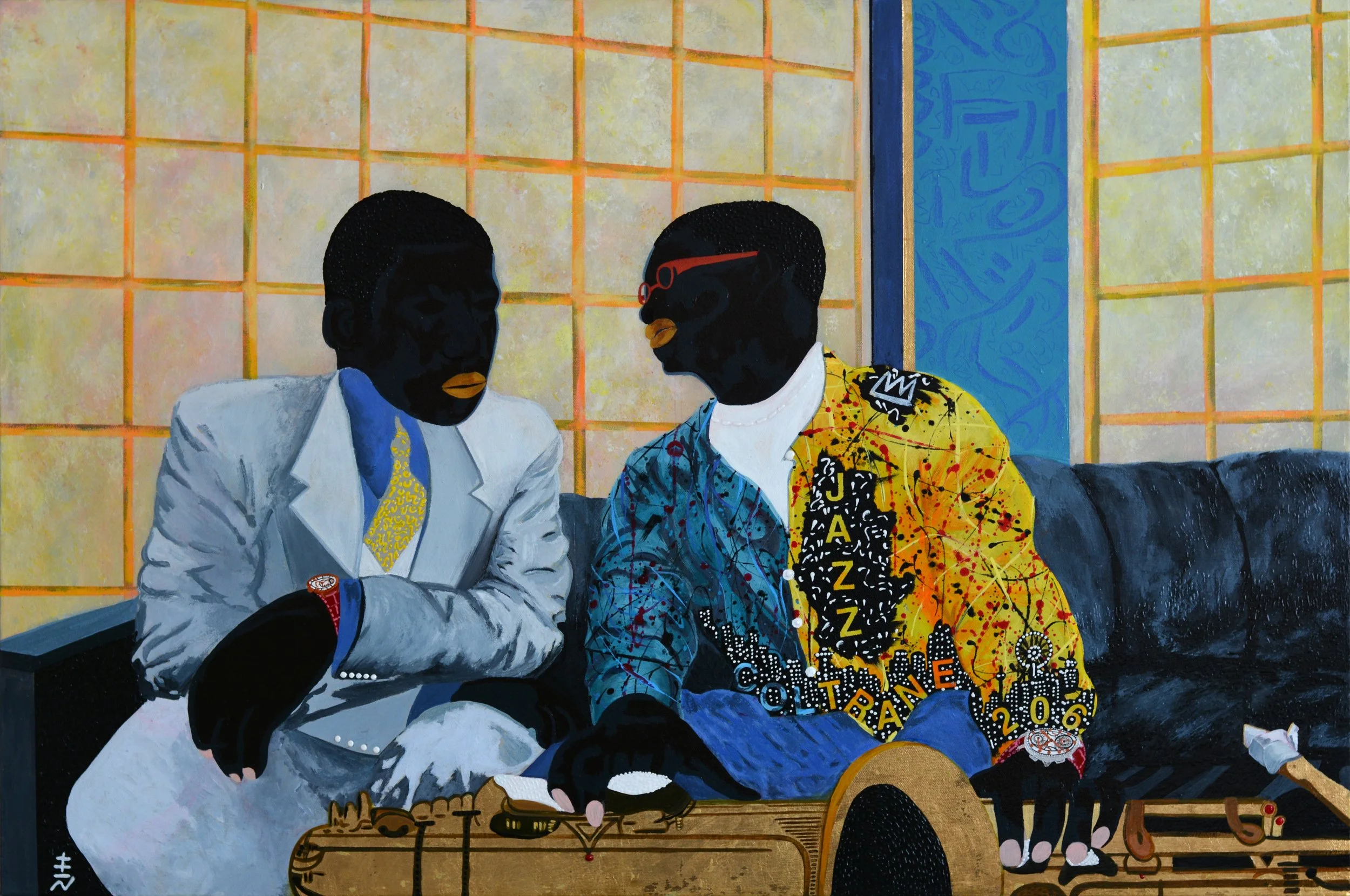 Coltrane by Vincent Keele
40x30 Acrylic on Canvas