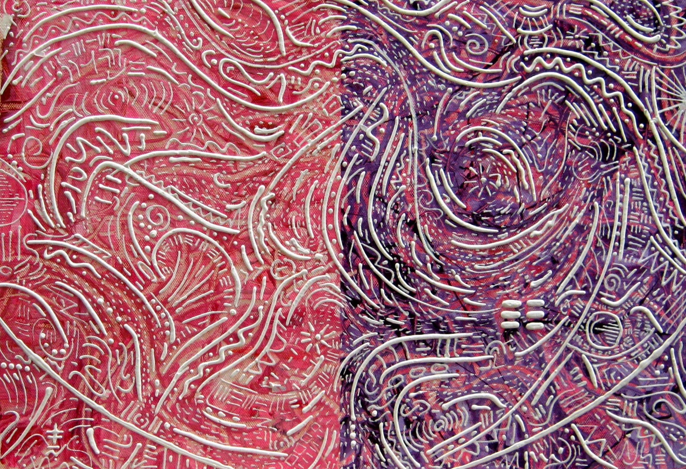 Pink and Blue by Vincent Keele
22x30 Acrylic on Canvas