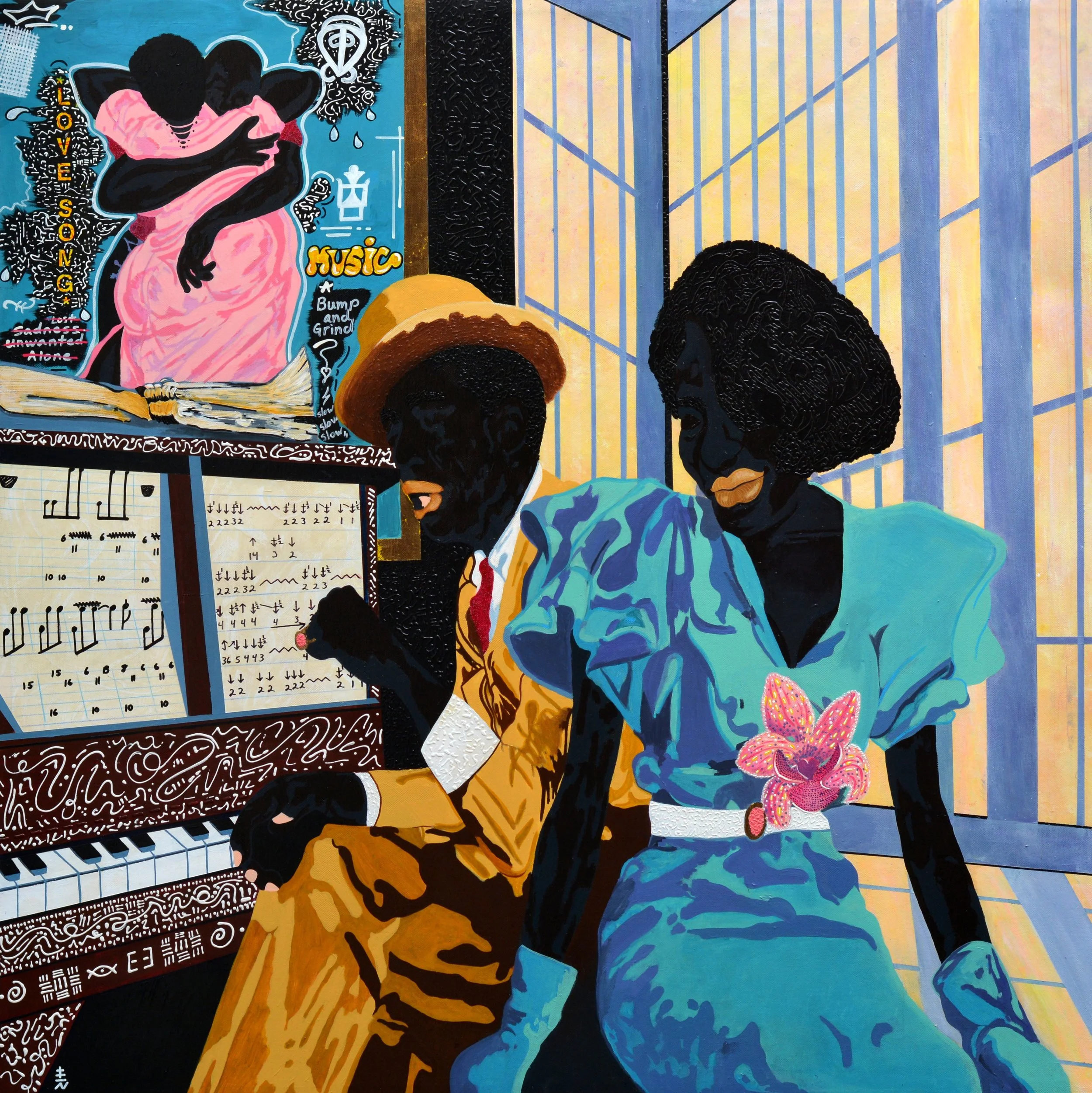 Love Song by Vincent Keele
48x48 Acrylic on Canvas