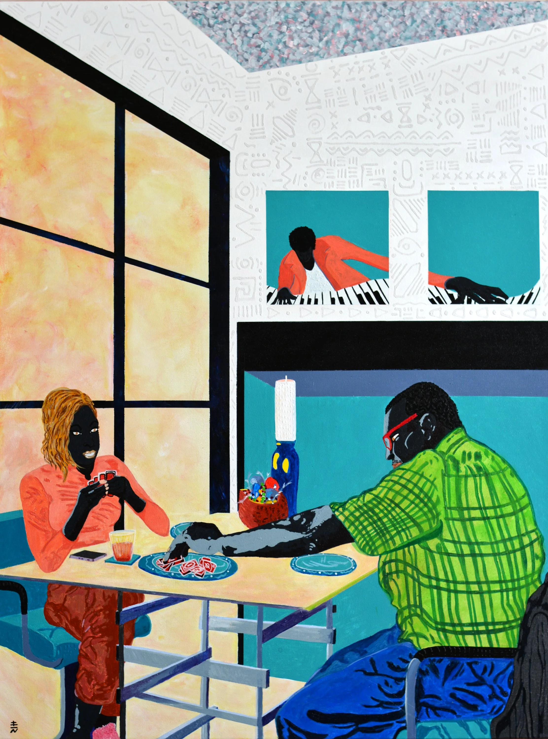 Card Players by Vincent Keele
40x30 Acrylic on Canvas