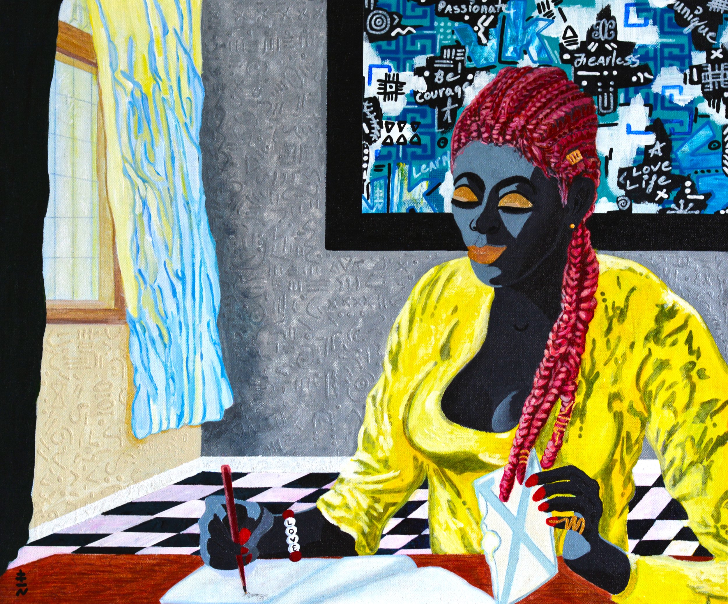 Letters To Maya by Vincent Keele
20x24 Acrylic on Canvas