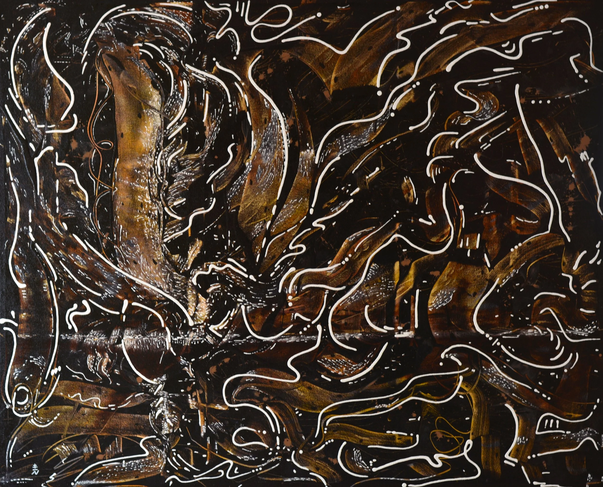 Coco Brown by Vincent Keele
48x60 Acrylic on Canvas