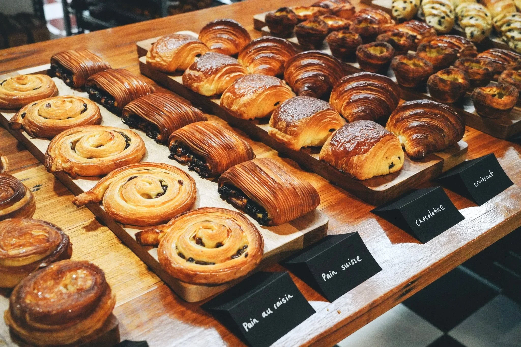 We sell pastries daily.