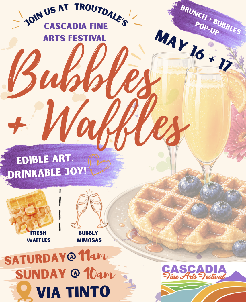 BUBBLES & WAFFLES | CASCADIA FINE ARTS FESTIVAL (Copy)