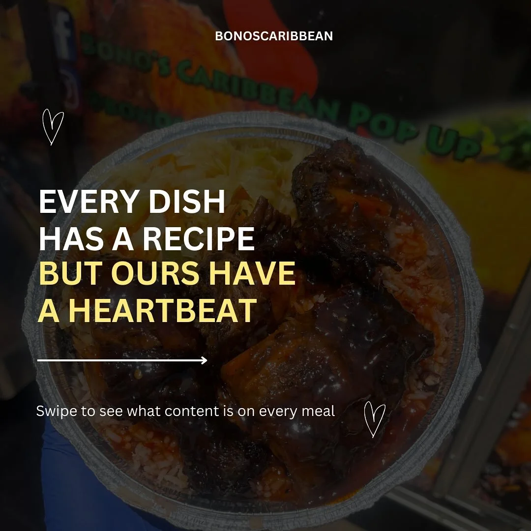 Every dish has a recipe, but ours have a heartbeat seasoned with history, spiced with culture, and served with soul. 

🌴 From smoky jerk chicken to fall-off-the-bone oxtail, creamy golden mac, and that &ldquo;Little Bit of Everything&rdquo; plate, e